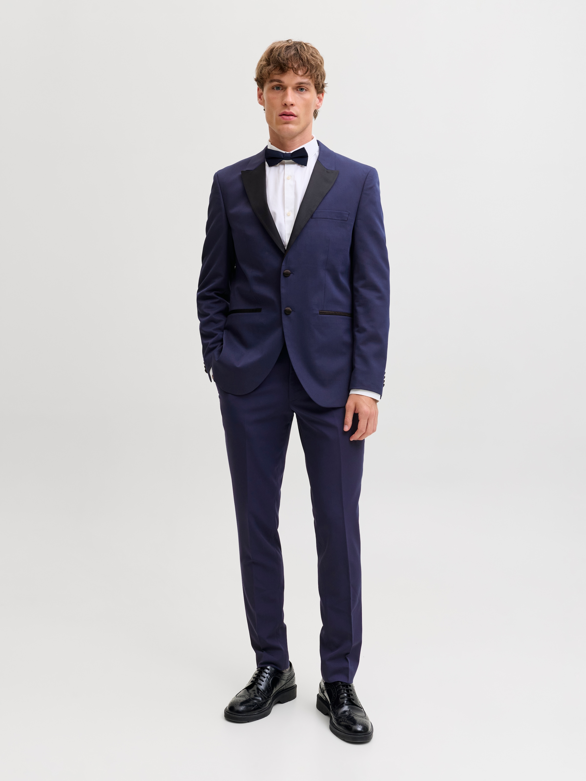 Jack & Jones »JPRFRANCO  Hose mit schmalem Bein und cleanem Look«  meliert, modisch, slim fit, Kunstfaser