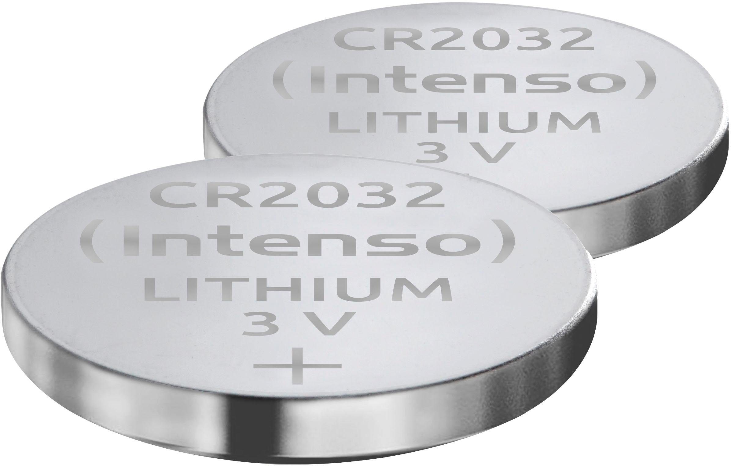 Intenso Knopfzelle »2er Pack Energy Ultra CR 2032«, (2 St.)