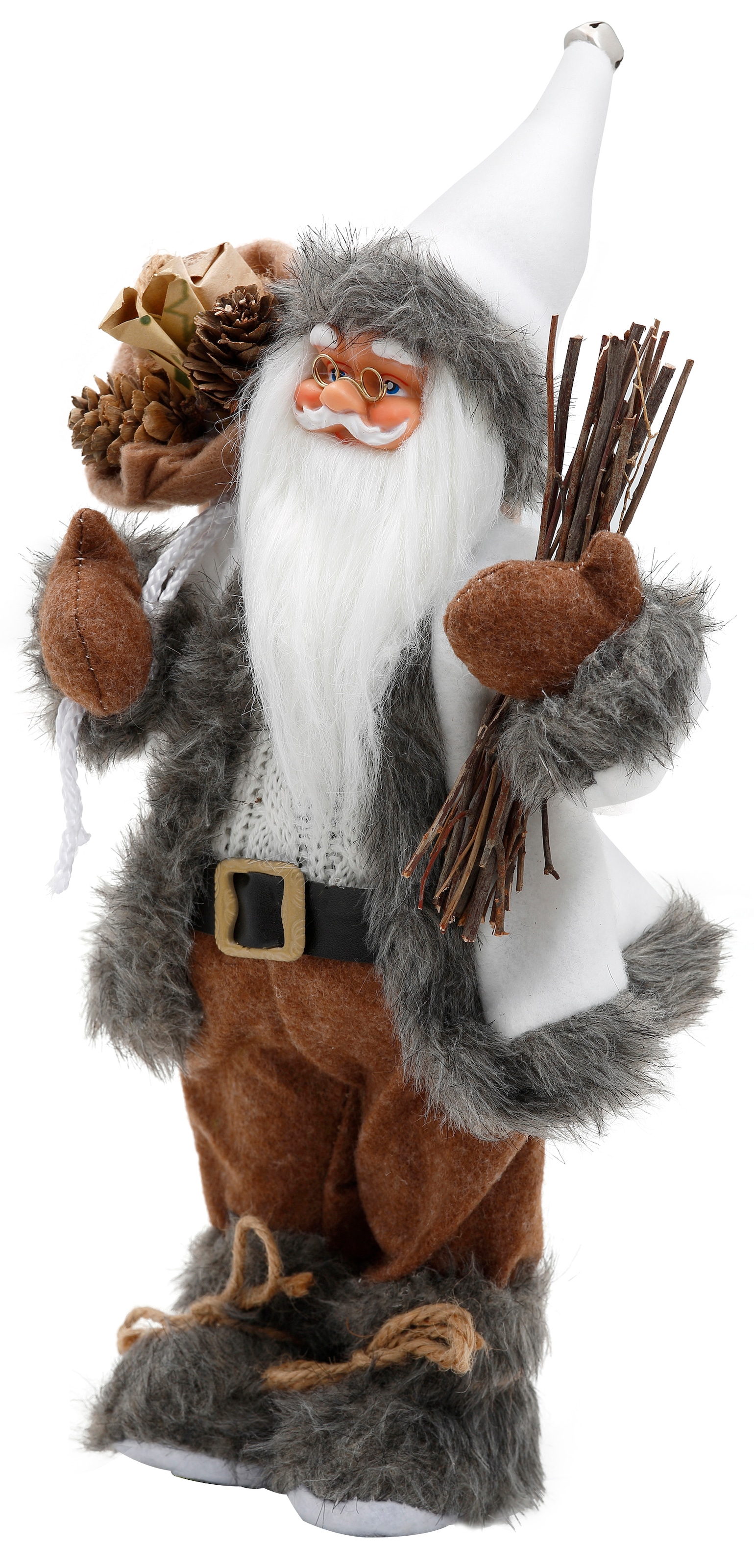 HOSSNER - HOMECOLLECTION Weihnachtsmann »Weihnachtsdeko«, stehend, Höhe 30  cm auf Raten bestellen