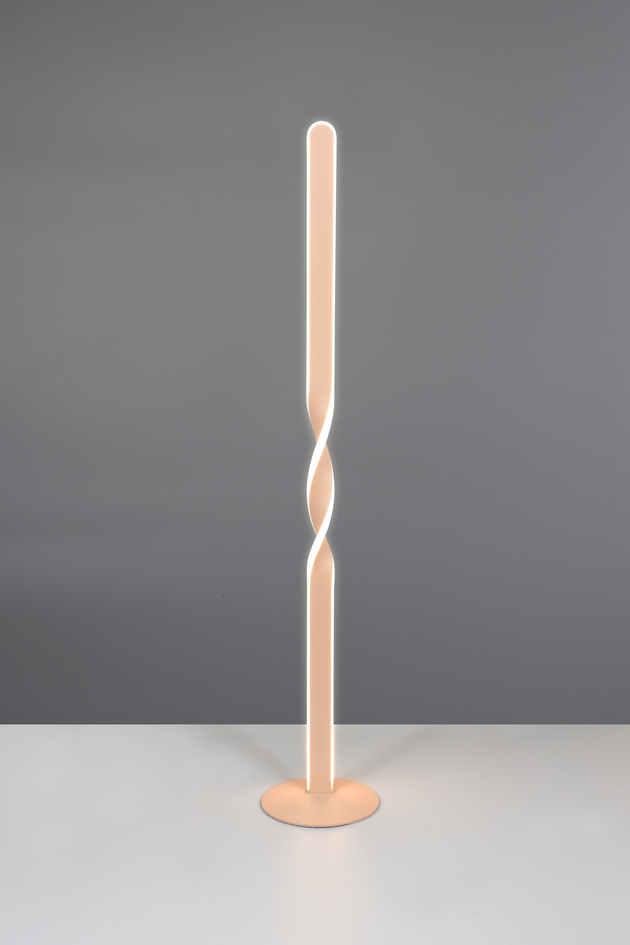 REALITY Leuchten LED Stehlampe »GINKO, LED Stehleuchte mit 19W 2060 Lumen 3000K warmweiß« LED-Board 1 Stk. Warmweiß Stehlampe mit Fußschalter + 180cm Kabel, Höhe 110 cm Ø 20cm