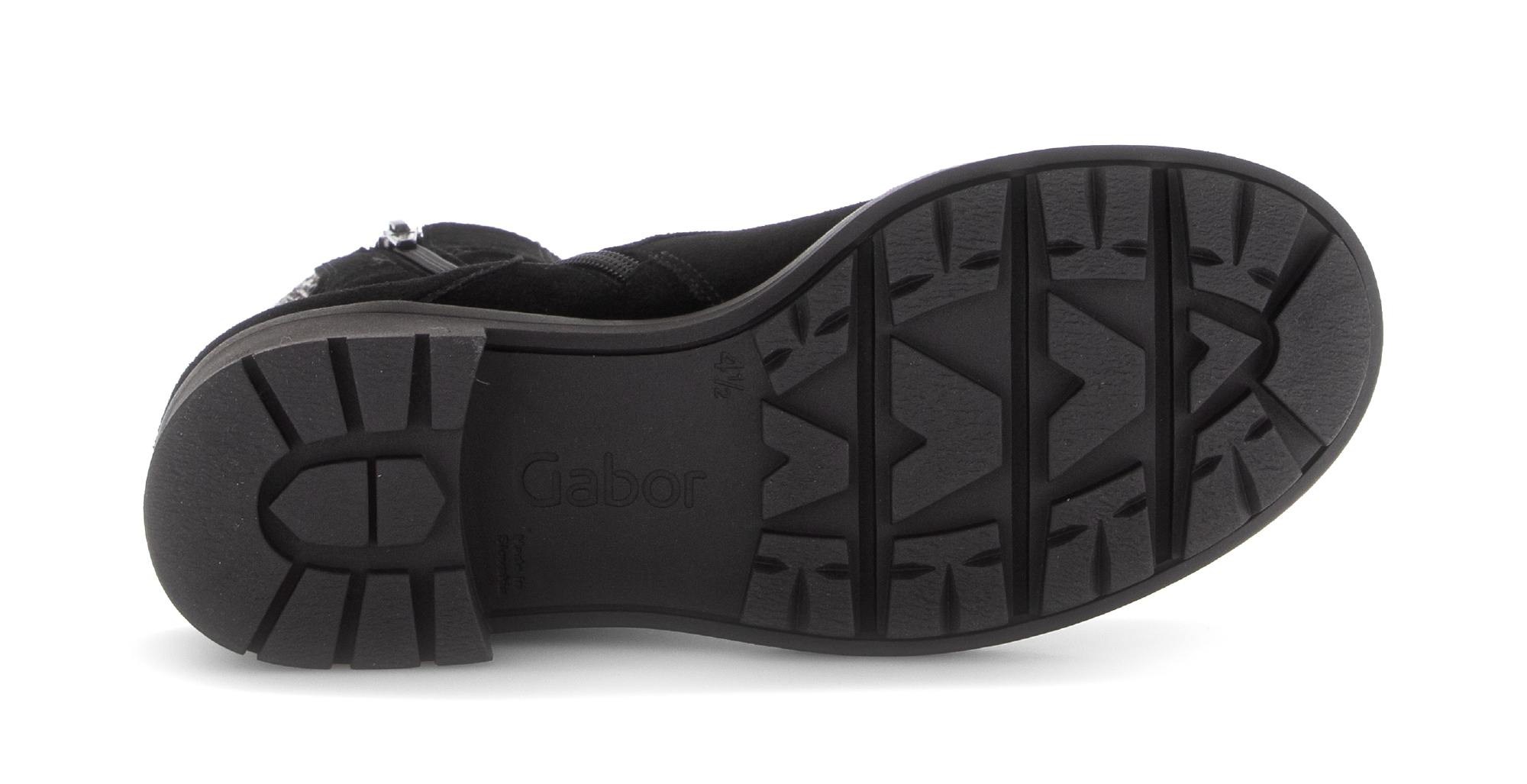 Gabor Schnürstiefelette  , Blockabsatz, Schnürboots in Bequemweite G (= weit)