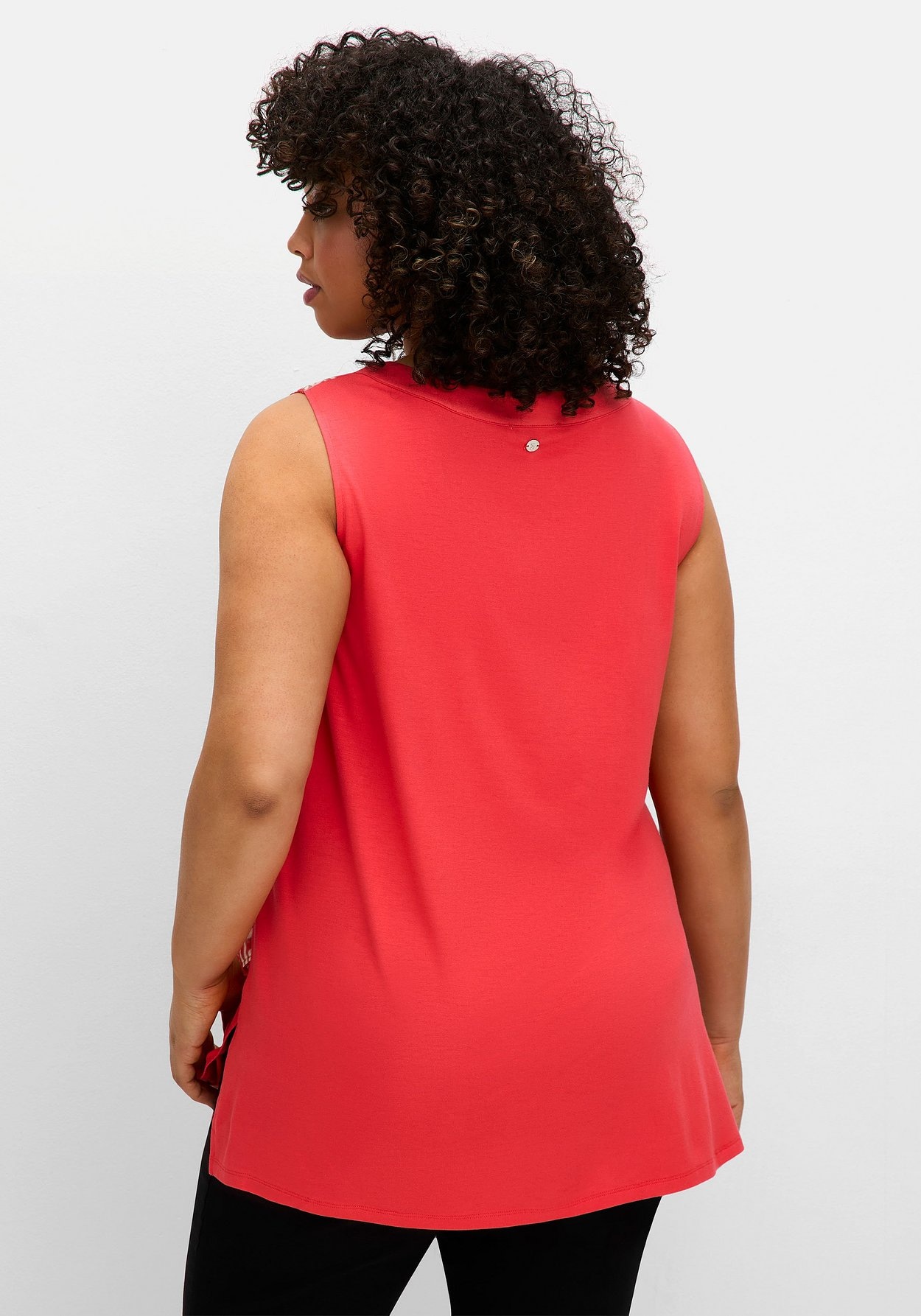 Sheego Tanktop »Doppellagiges Blusentop doppellagig mit Chiffon«