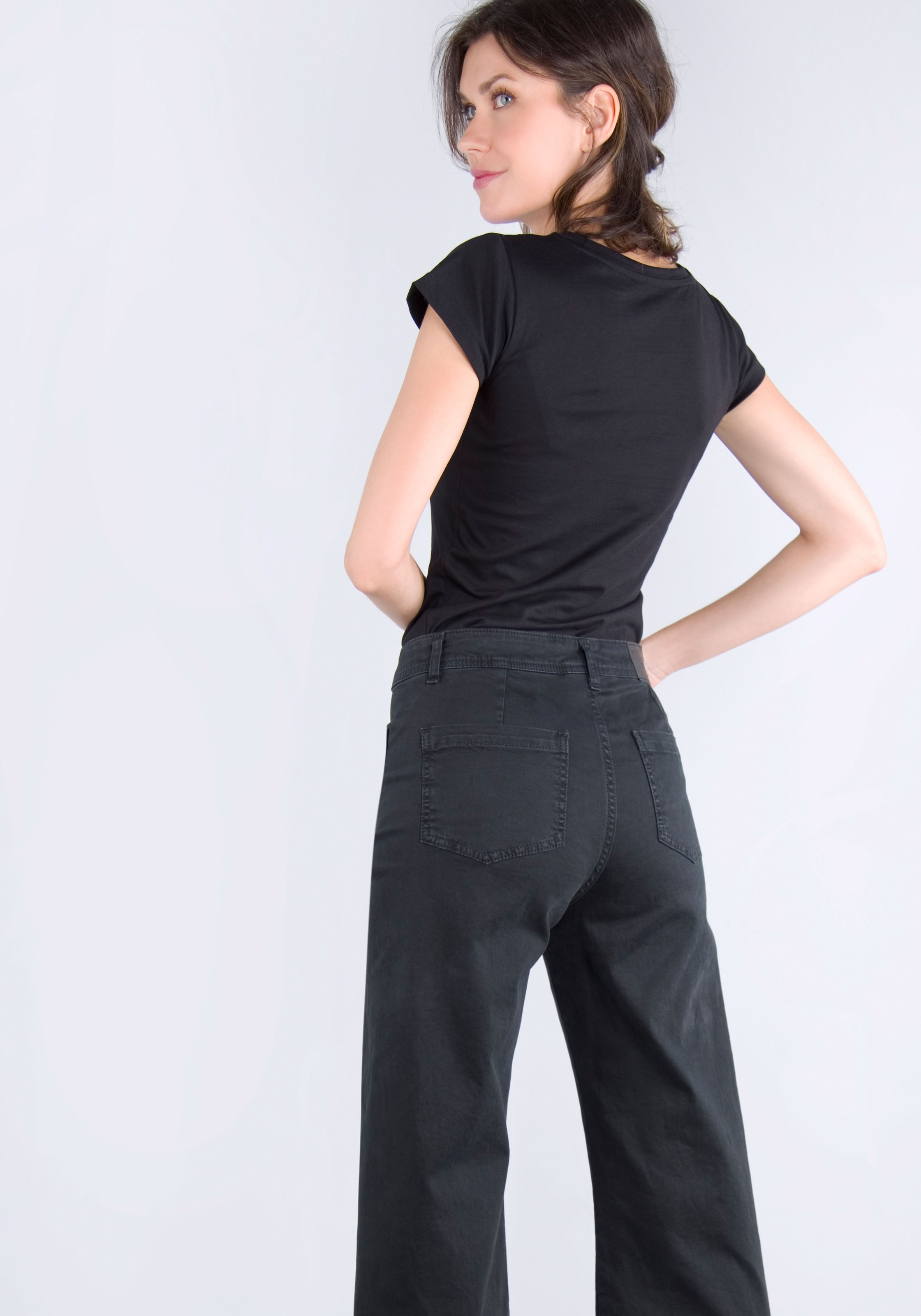 Please Jeans Schlaghose, aus hochwertigem Baumwollmix mit Stretch