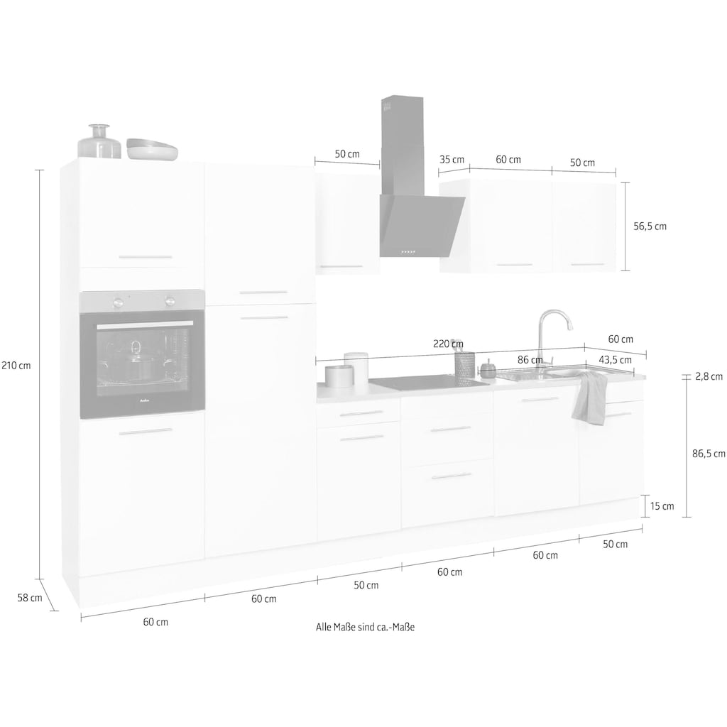 wiho Küchen Küchenzeile »Ela«