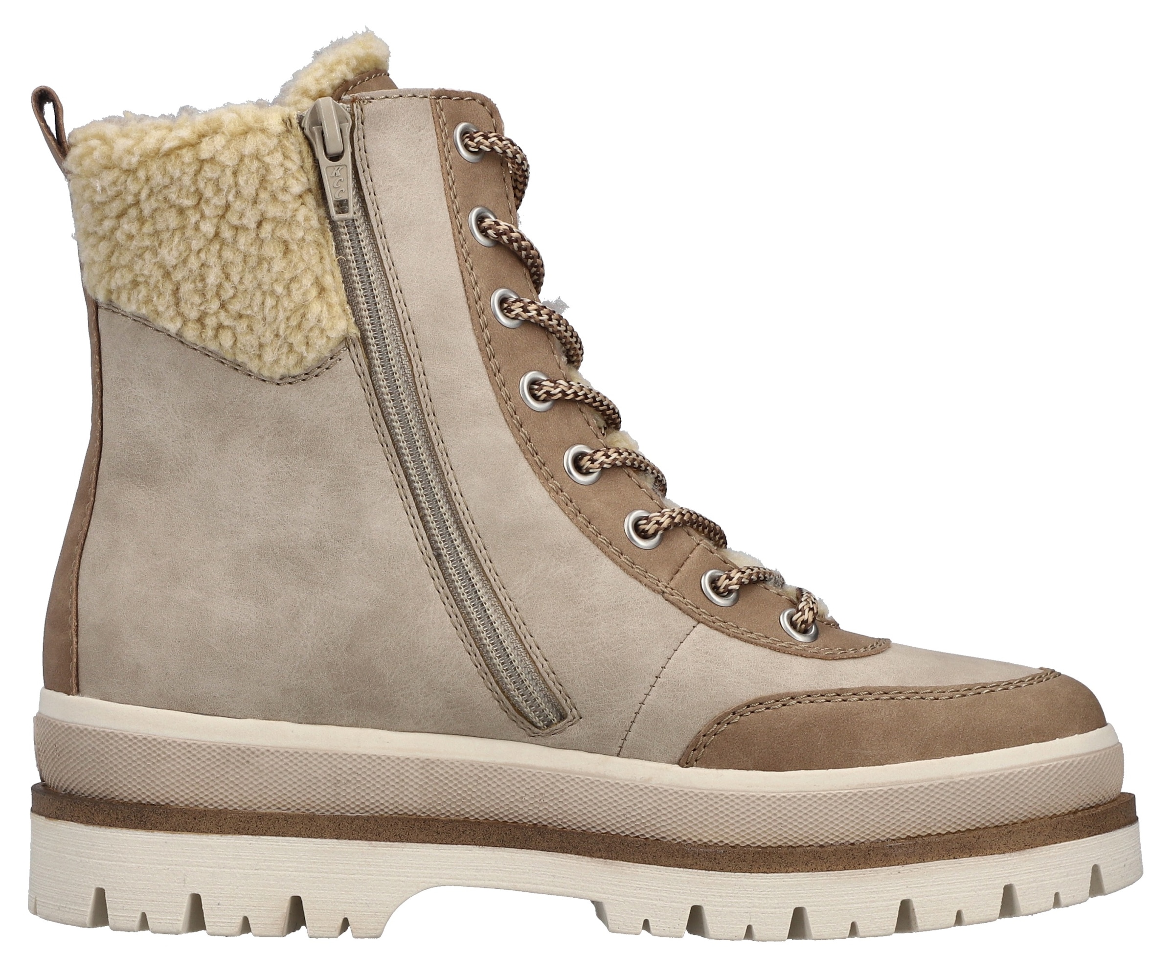 Rieker Winterstiefelette  Plateauboots, Winterboots, Schnürboots mit Innenreißverschluss