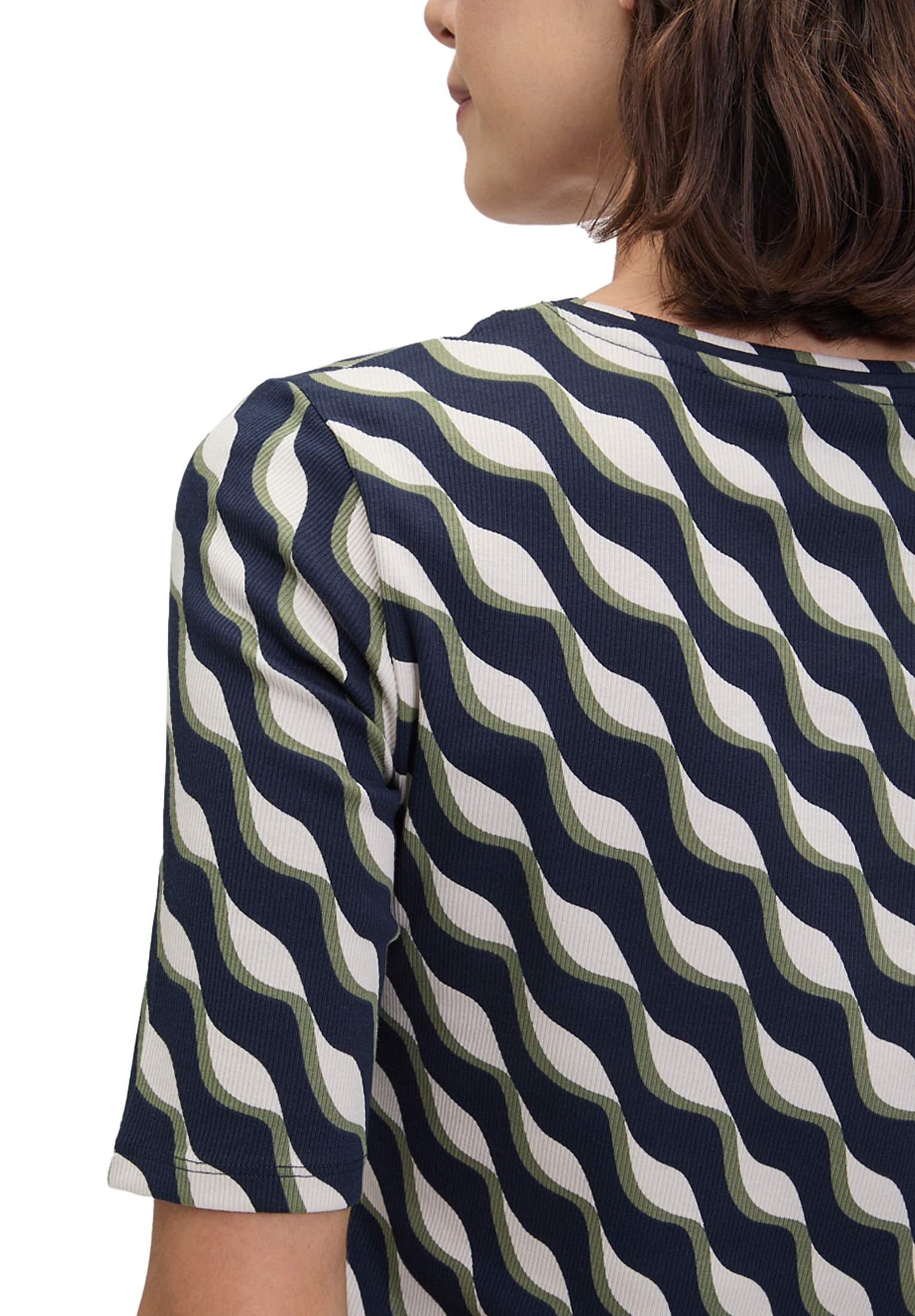 Betty Barclay Langarmshirt »Basic Shirt mit Rippenstruktur«