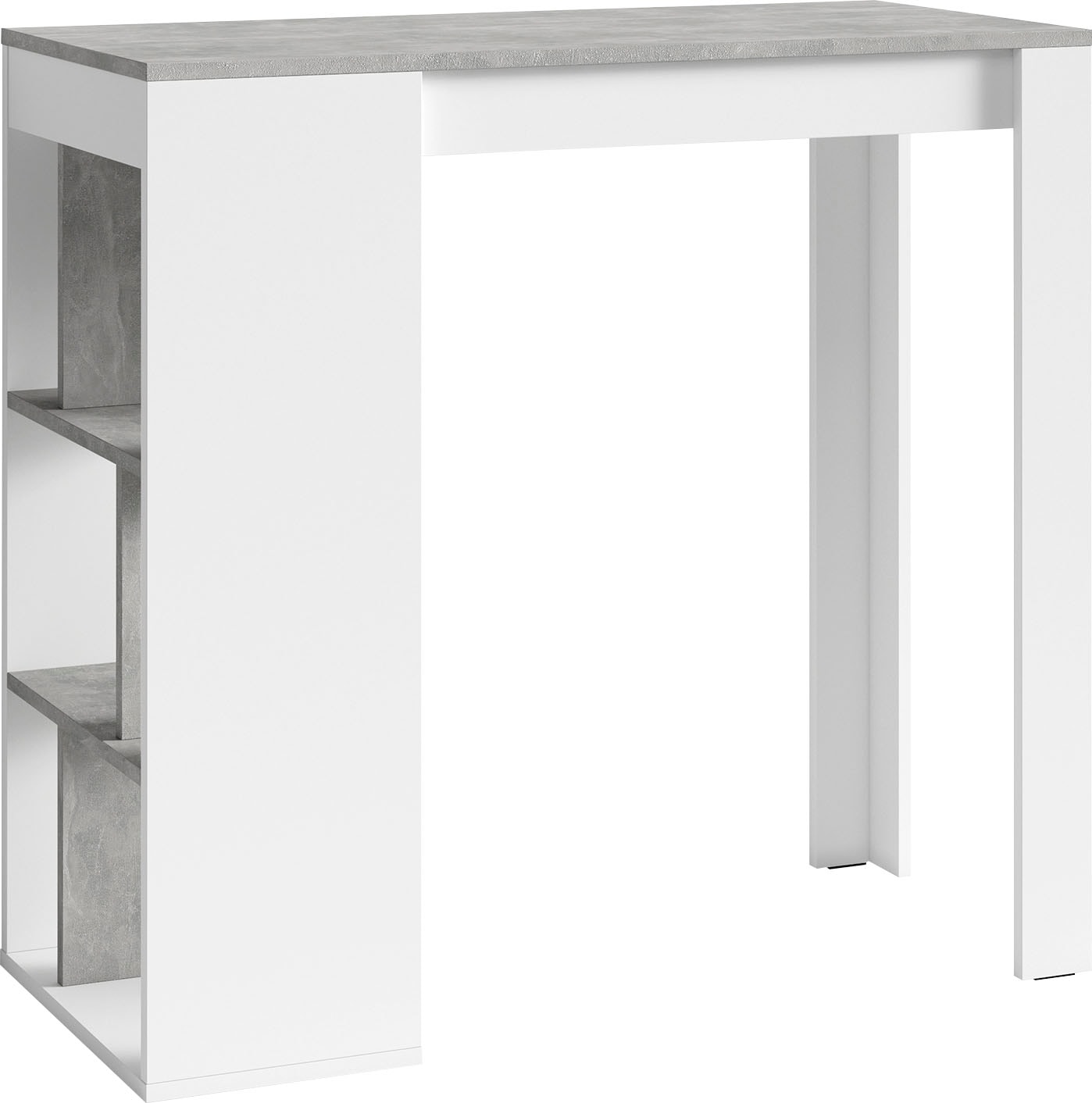 Homexperts Bartisch »Momo«, Breite 110 cm mit Regalfächern