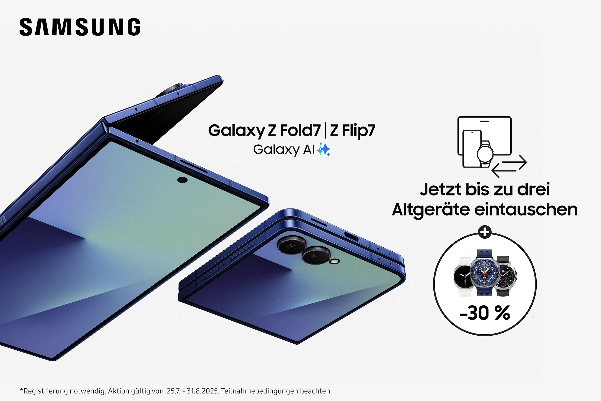 Samsung Smartwatch »Galaxy Watch8«, (/ 1,31 Zoll), 32 GB