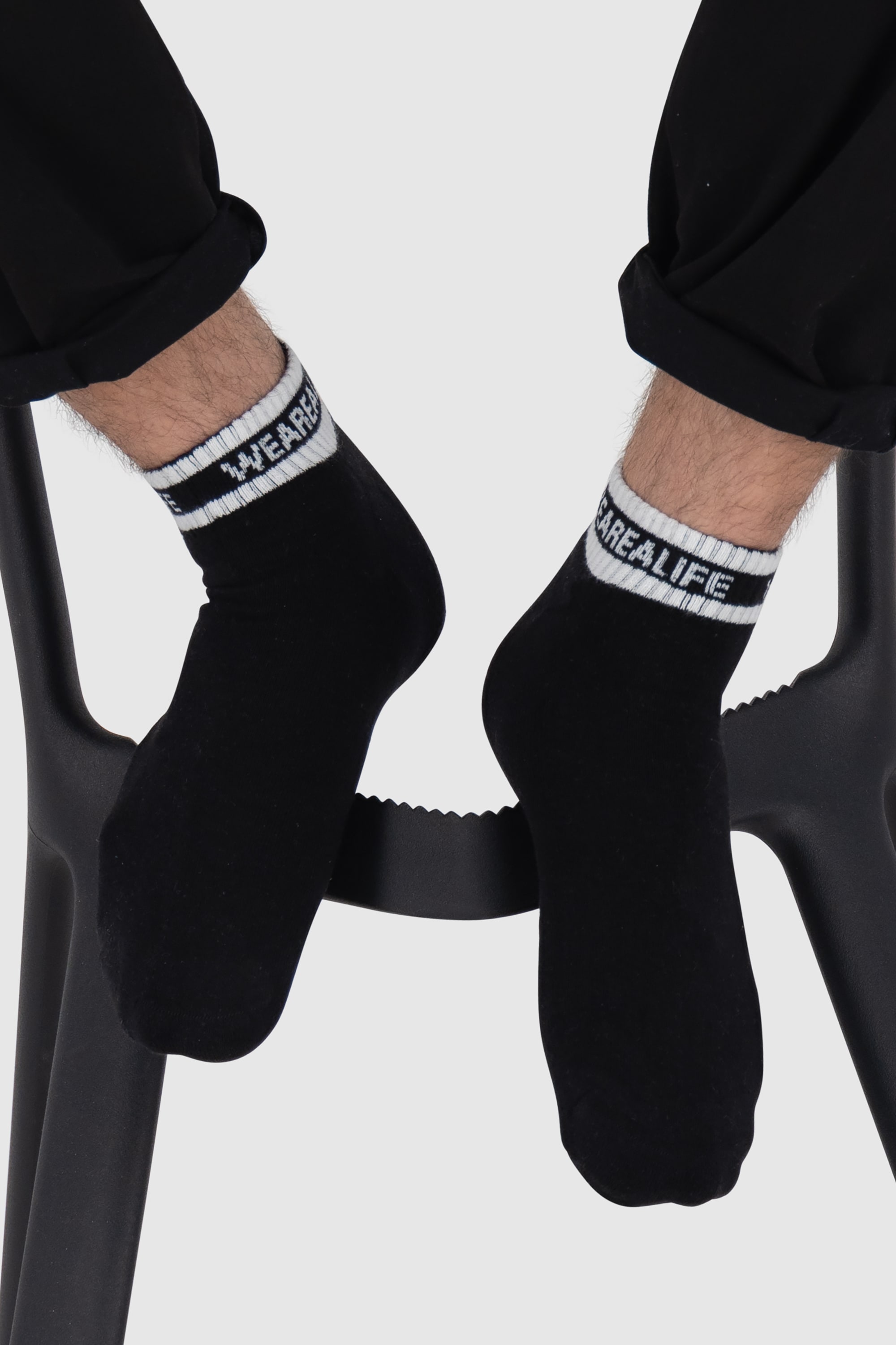 Alife & Kickin Sneakersocken kurze sportliche Socken mit Steifen, aus Baumwolle mit weichem Bund