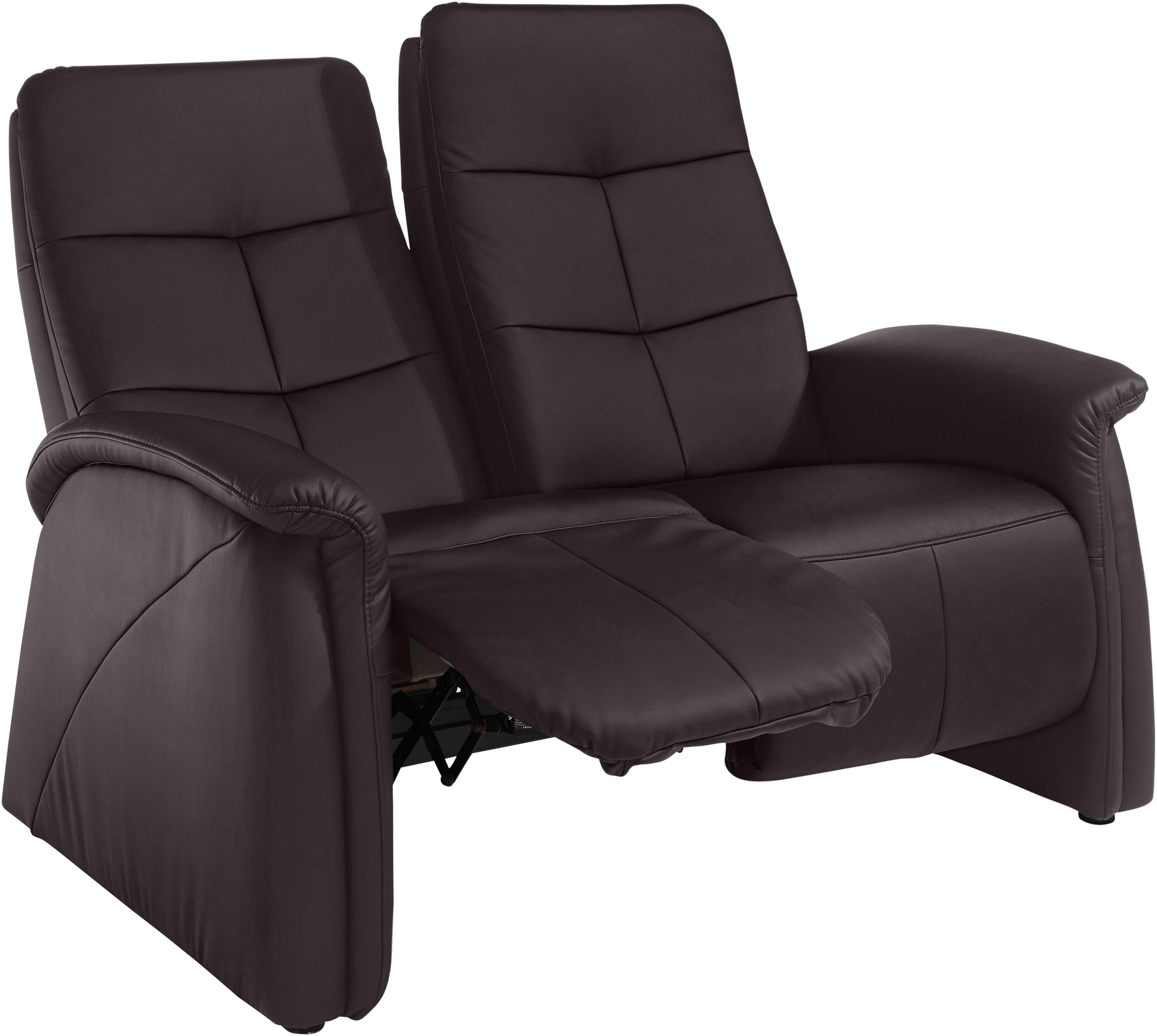 exxpo - sofa fashion Sofa »Tivoli, Kinosofa, bequem und komfortabel durch die Relaxfunktion«, (2-sitzig), schmale Armlehnen