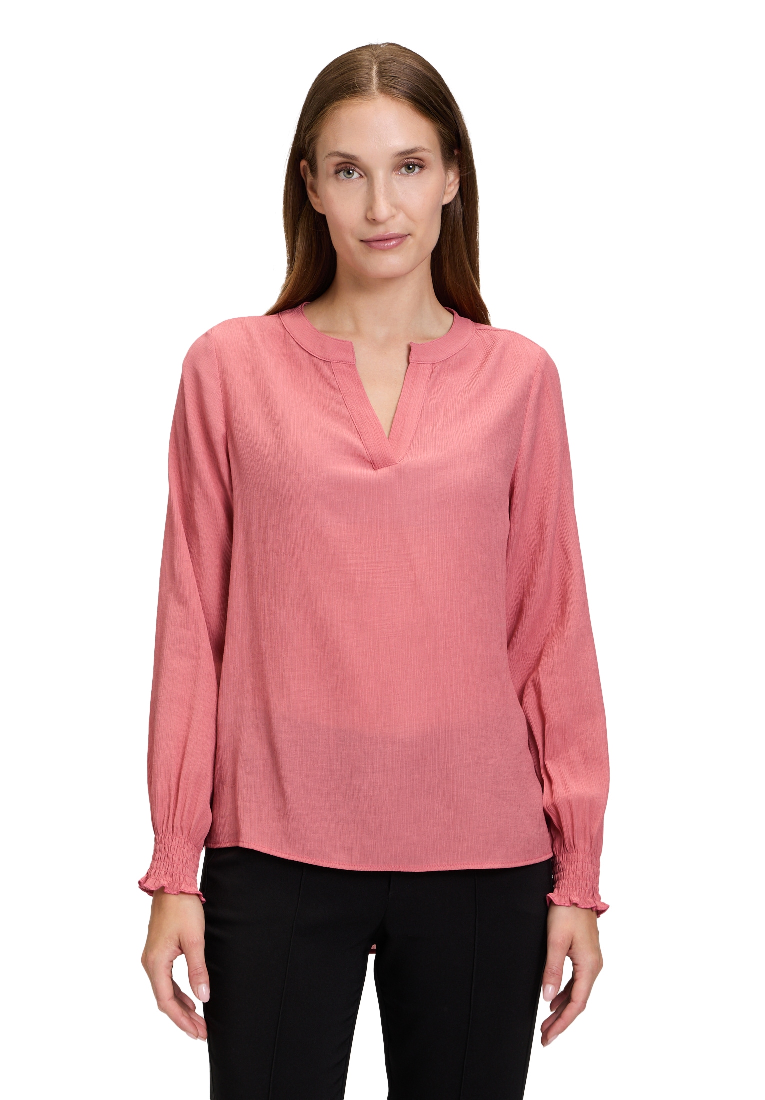 Cartoon Klassische Bluse »Casual-Bluse mit Raffung«