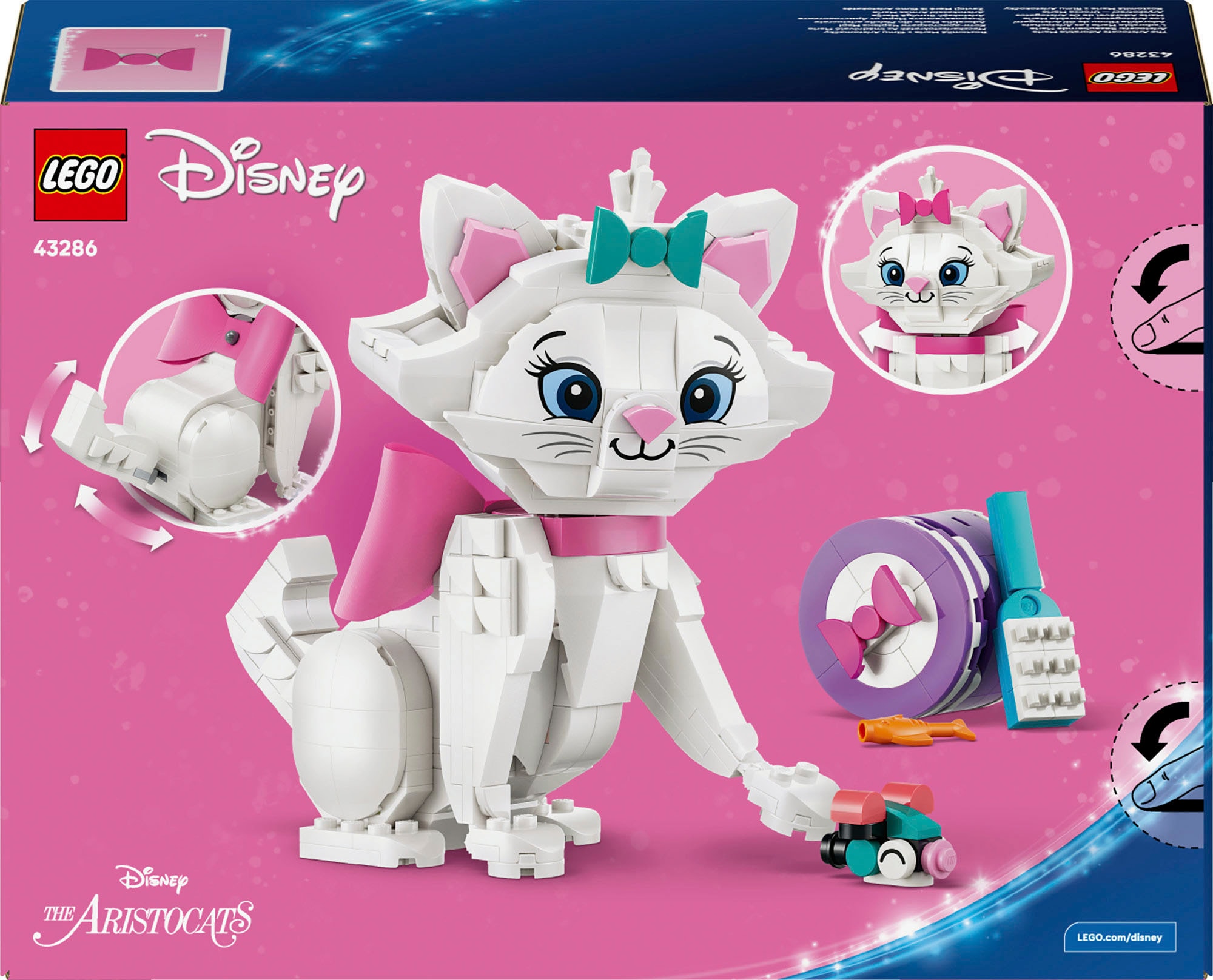 LEGO® Konstruktionsspielsteine »Aristocats: Bezaubernde Marie (43286), LEGO Disney Classic« Made in Europe