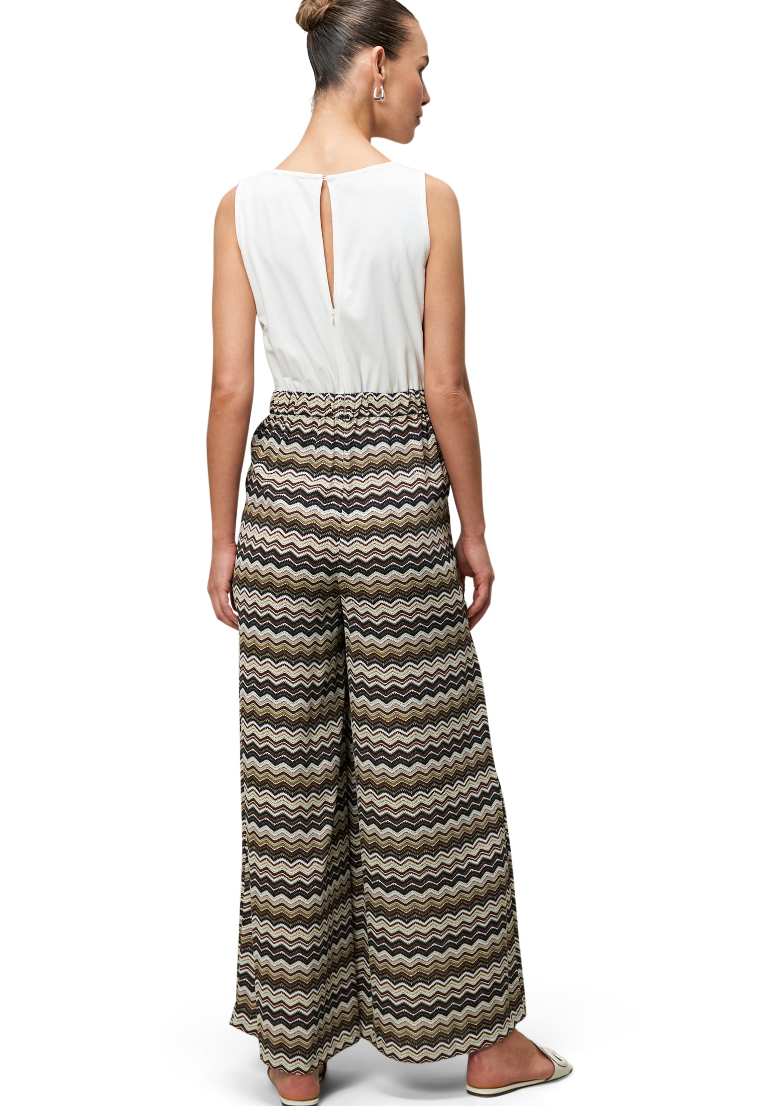 Zero Jumpsuit »Jumpsuit 2-in-1 Look Zickzackmuster«