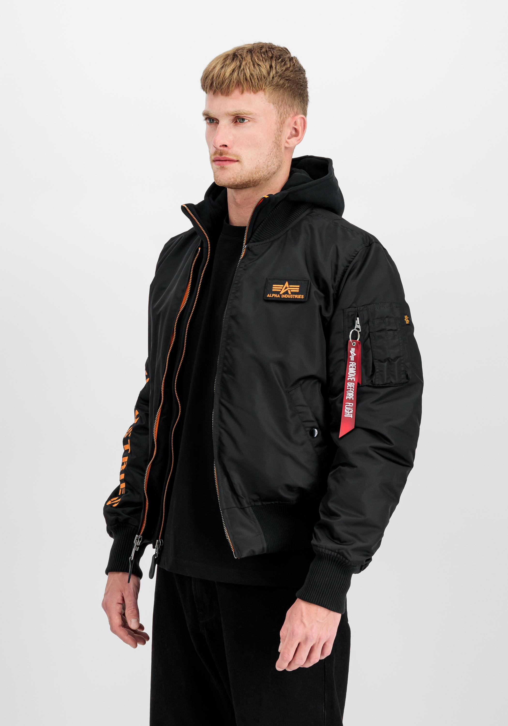 Alpha Industries Bomberjacke »MA-1 D-Tec Sleeve Embroidery«