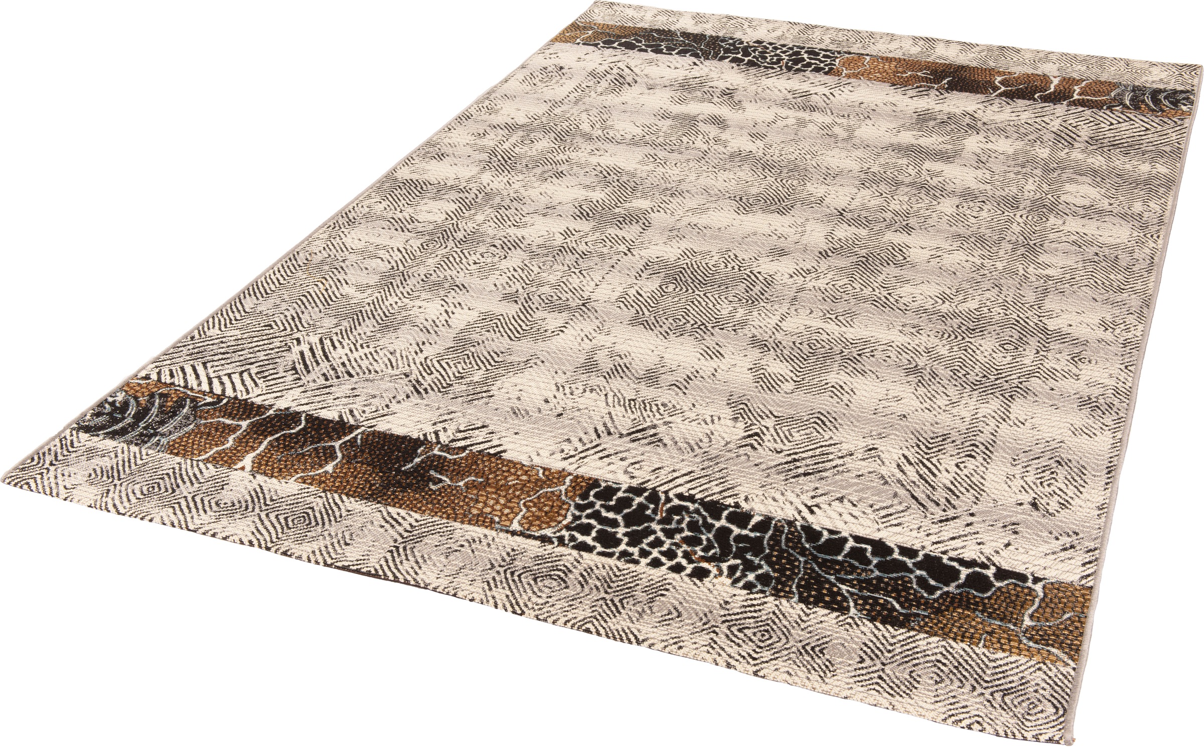 Gino Falcone Teppich »Outdoor-Africa 43« rechteckig 5 mm Höhe Flachgewebe, In- und Outdoor geeignet, Wohnzimmer