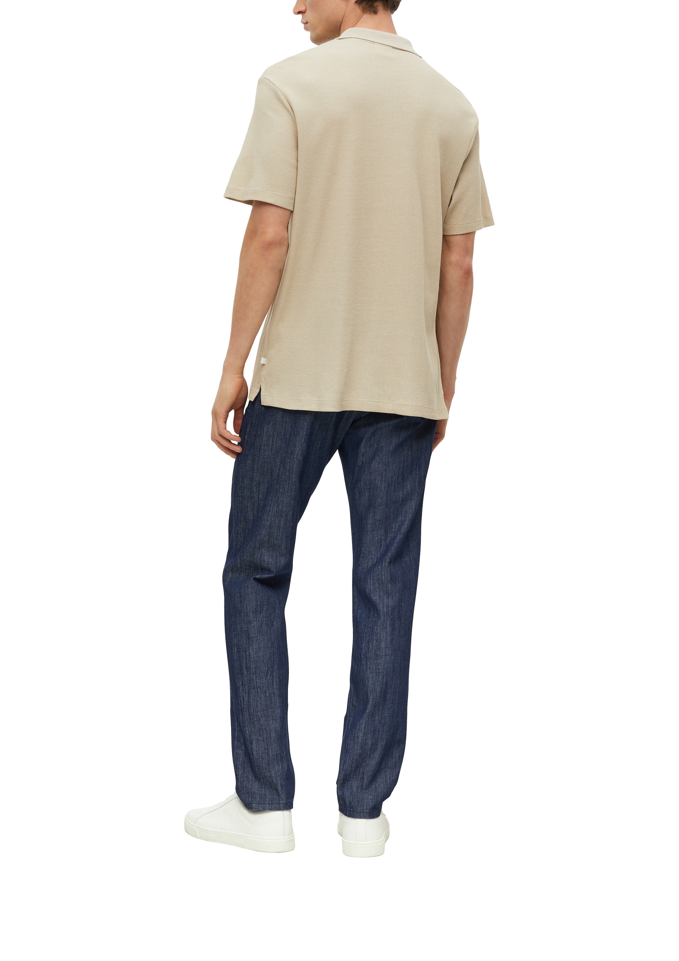 s.Oliver Poloshirt Sommer-Poloshirt in Struktur-Optik