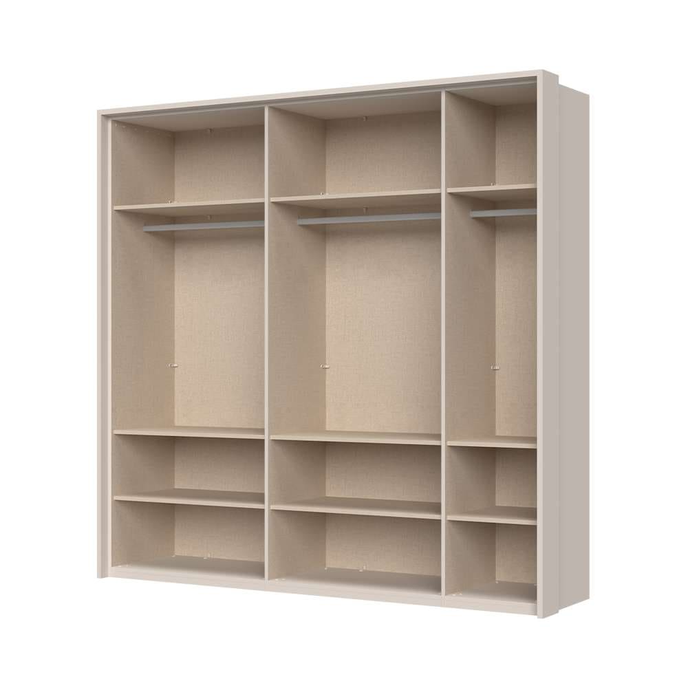 Places of Style Drehtürenschrank »Opera mit oder ohne Kranz inkl. LED-Bel.,B 227,272,317 oder 362 cm«, UV lackiert, Soft Close Funktion, Höhenverstellbare Füße