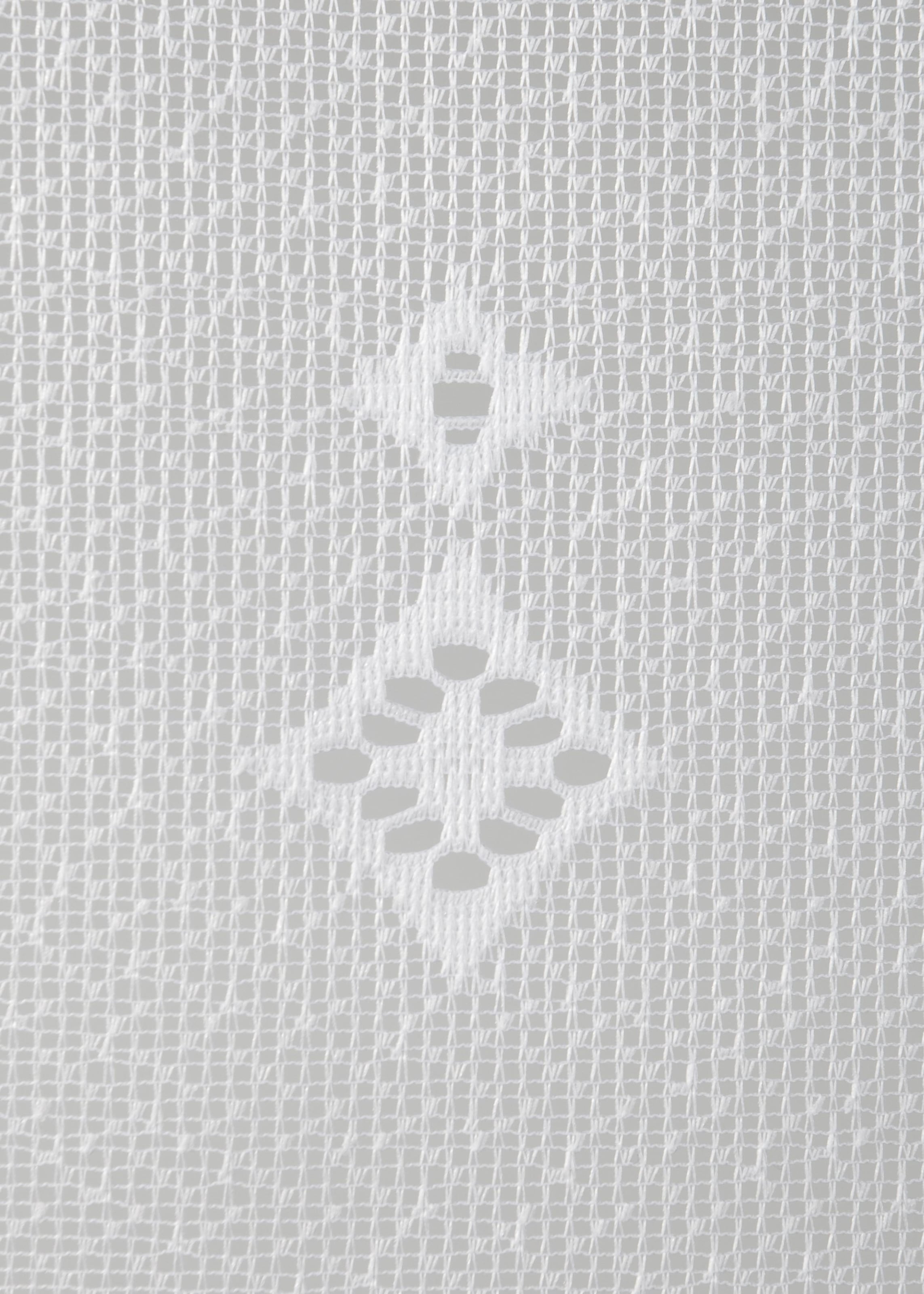 Weckbrodt Gardine »Wien« Kräuselband 1 Stk. tlg. Jacquard, strukturiert, Allover,floral,halbtransparent, Bordüre, Store