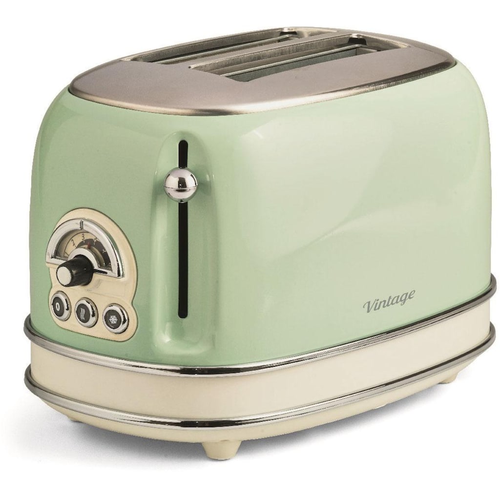 Ariete Toaster »Vintage«, 2 kurze Schlitze, für 2 Scheiben, 810 W