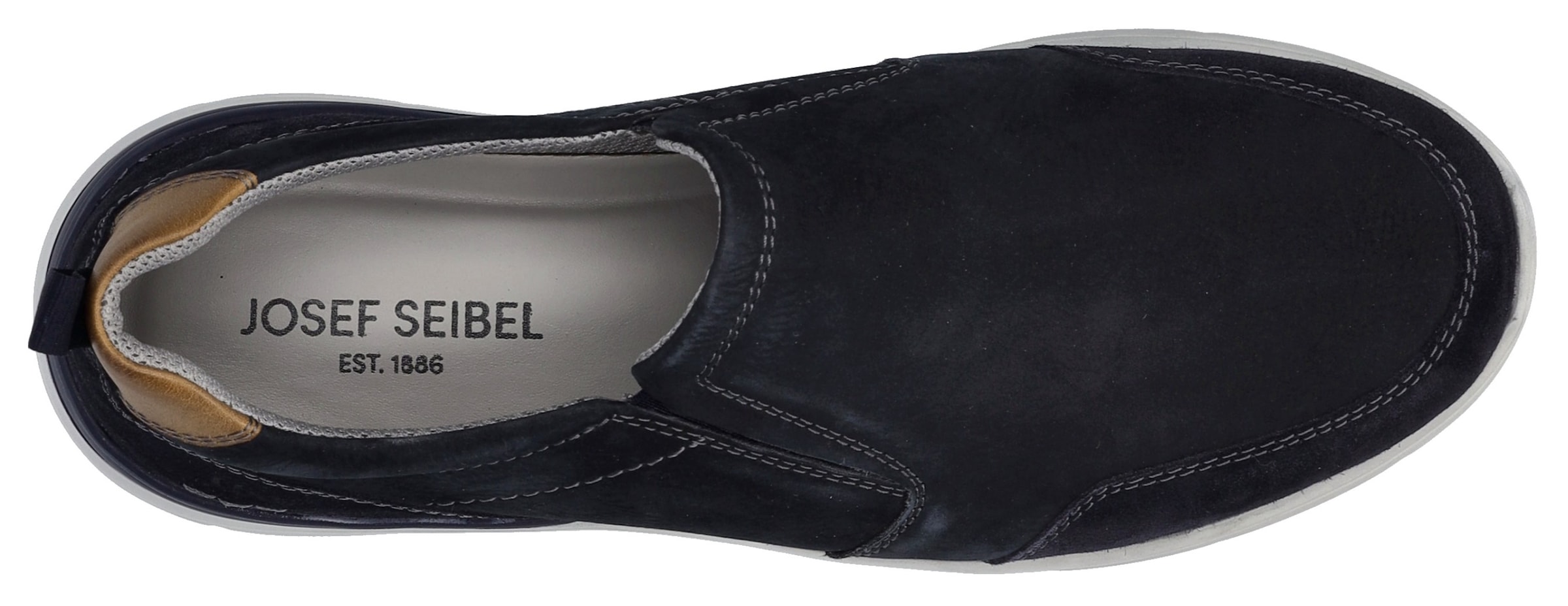 Josef Seibel Slip-On Sneaker »Wales 04«, Slipper, Komfortschuh, Schlupfschuh mit elastischem Gummizug-Einsatz