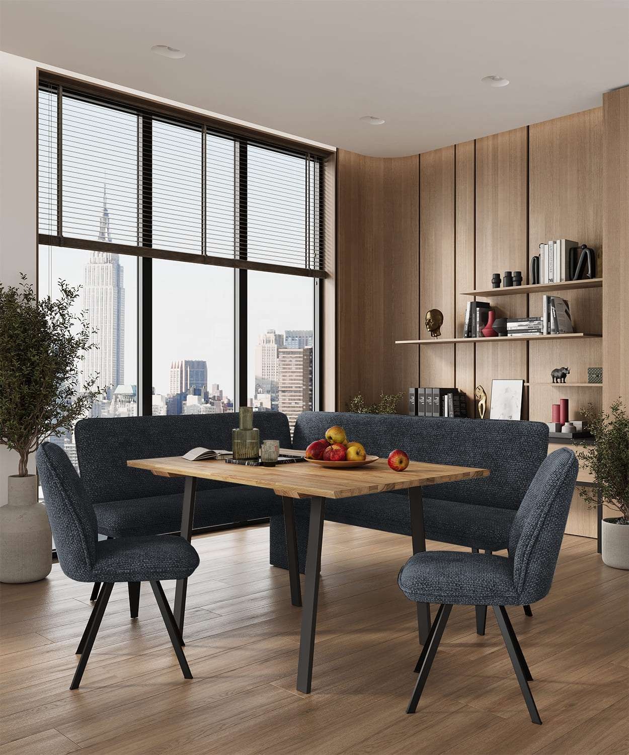 OTTO home Esszimmerstuhl »Mily Essstuhl, Wohnstuhl, Polsterstuhl, 4-Fußstuhl« (Set) 2 Stk.