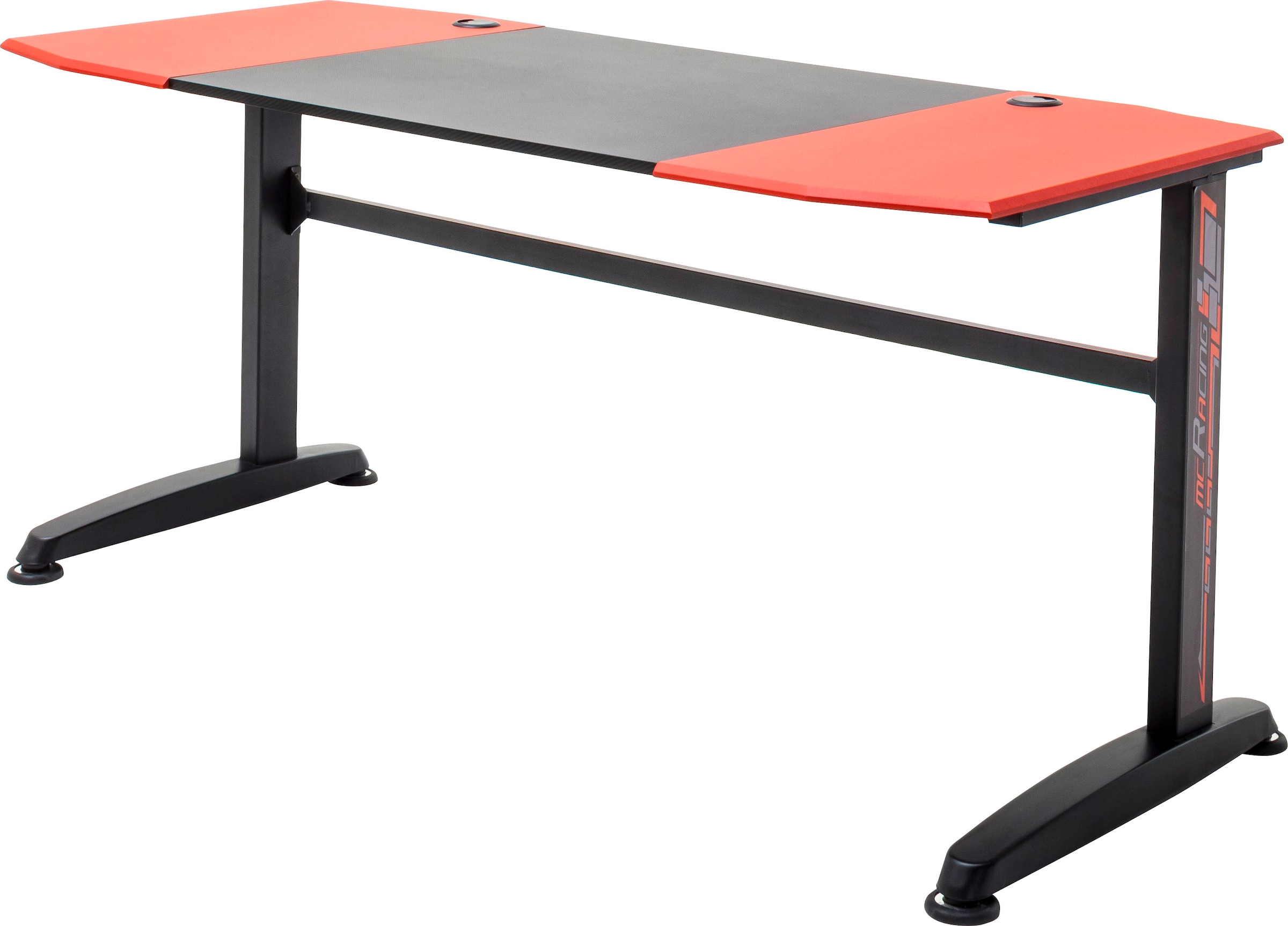 MCA furniture Gamingtisch Desk auf Rechnung Schwarz-Rot-Schwarz mcRacing, kaufen »mcRacing«, Game