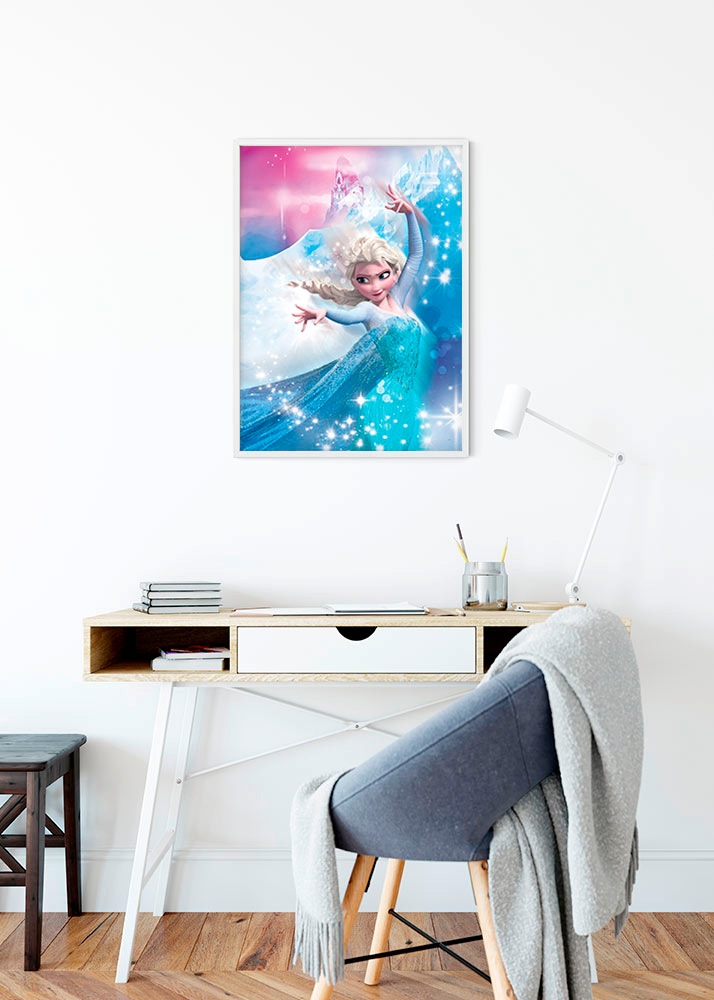 Komar Bild »Frozen 2 Elsa Action«, Disney, (1 St.), Wandbild zur Dekoration im Kinderzimmer - ohne Rahmen
