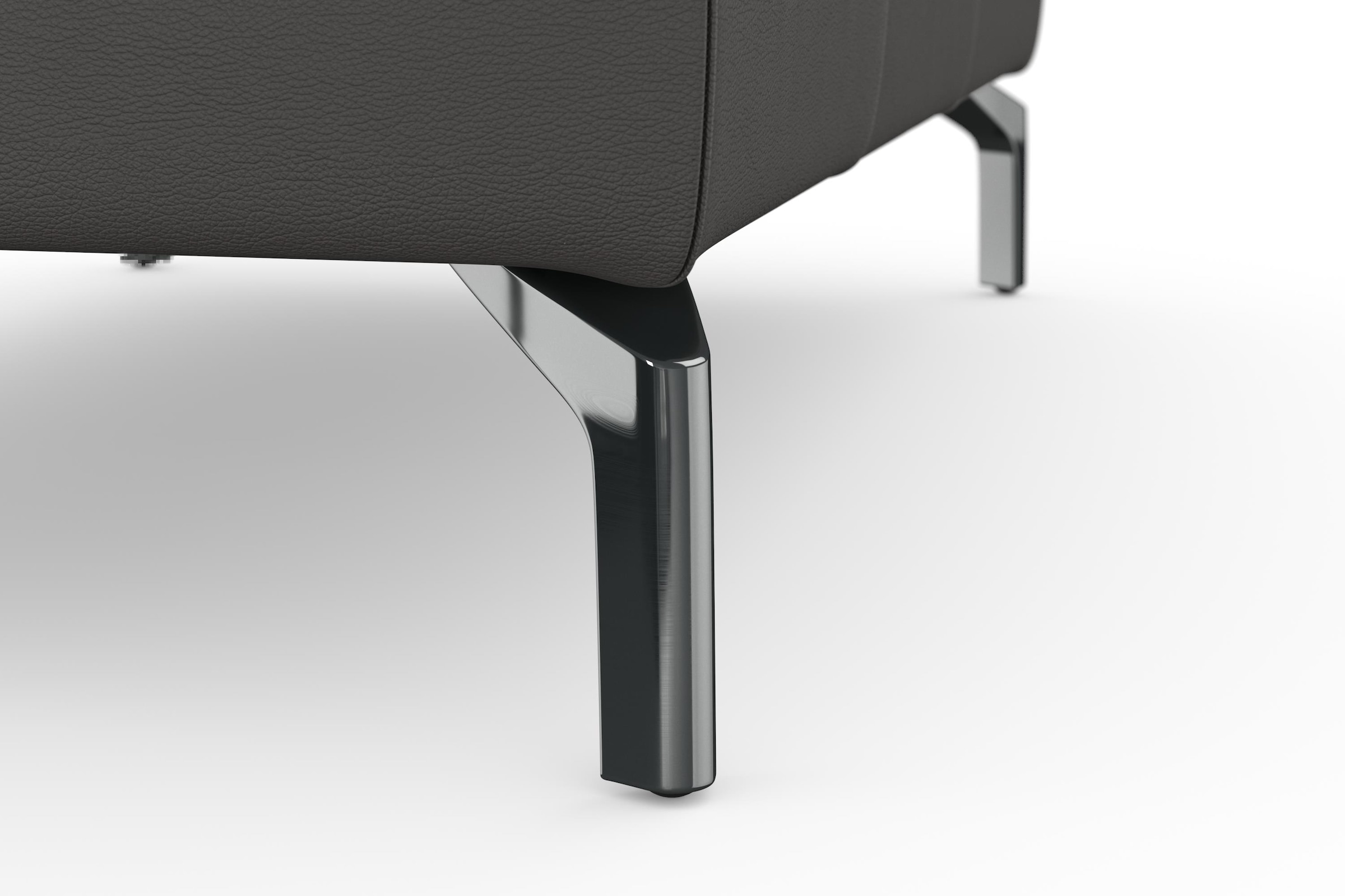 sit&more Hocker »Bendigo«, mit Klappfunktion, Bodenfreiheit 15 cm, wahlweise in 2 Fußfarben