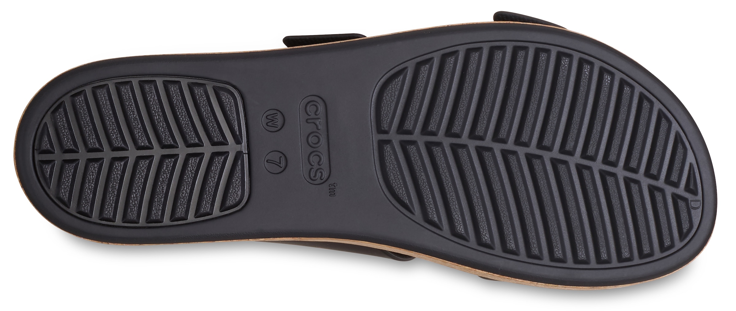 Crocs Keilpantolette »Brooklyn Cork Buckle«, Keilsandale, Plateausandale mit LiteRide™ Schaumfußbett