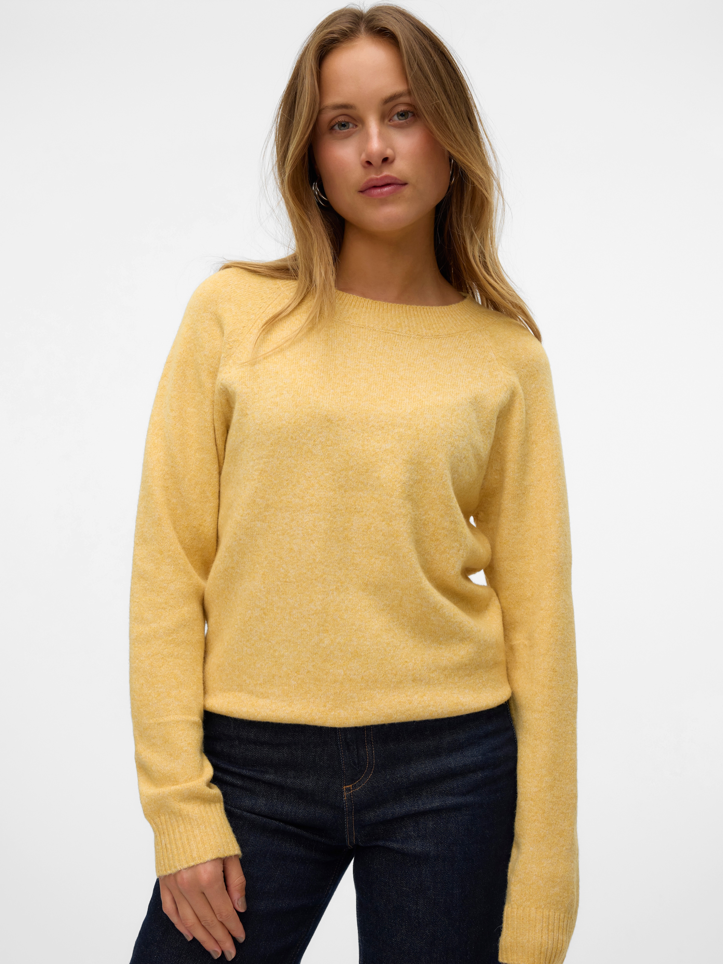 Vero Moda Rundhalspullover »VMDOFFY LS O-NECK BLOUSE GA NOOS«