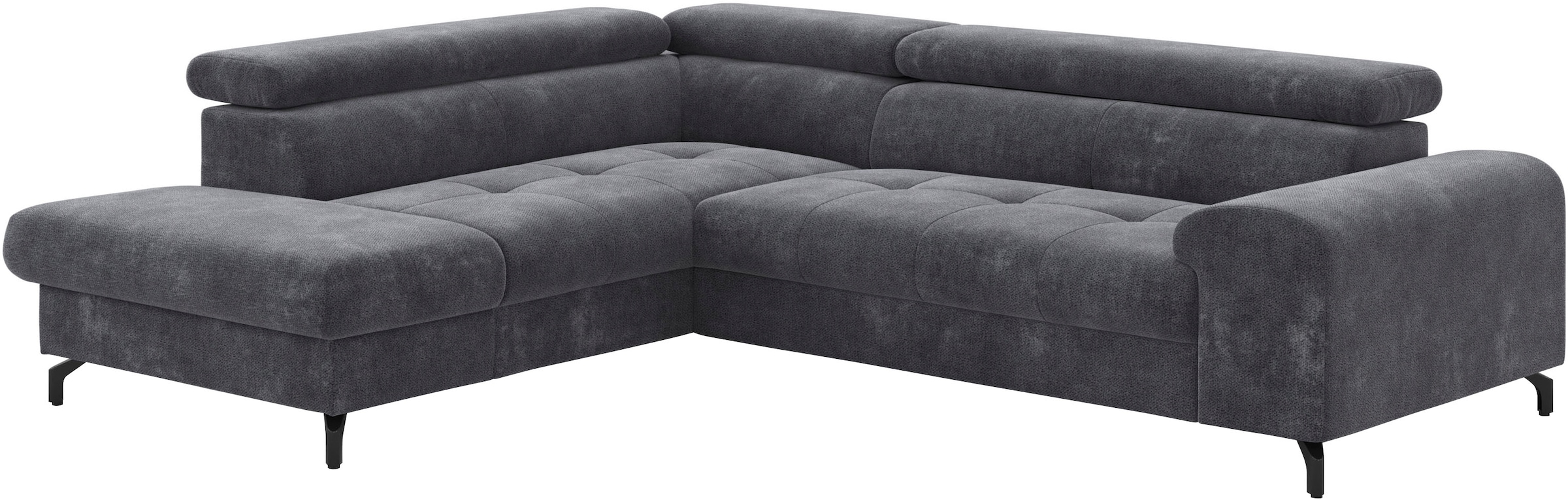 COTTA Ecksofa »Aura L-Form«, mit Schlaffunktion, Bettkasten und Kopfteilverstellung