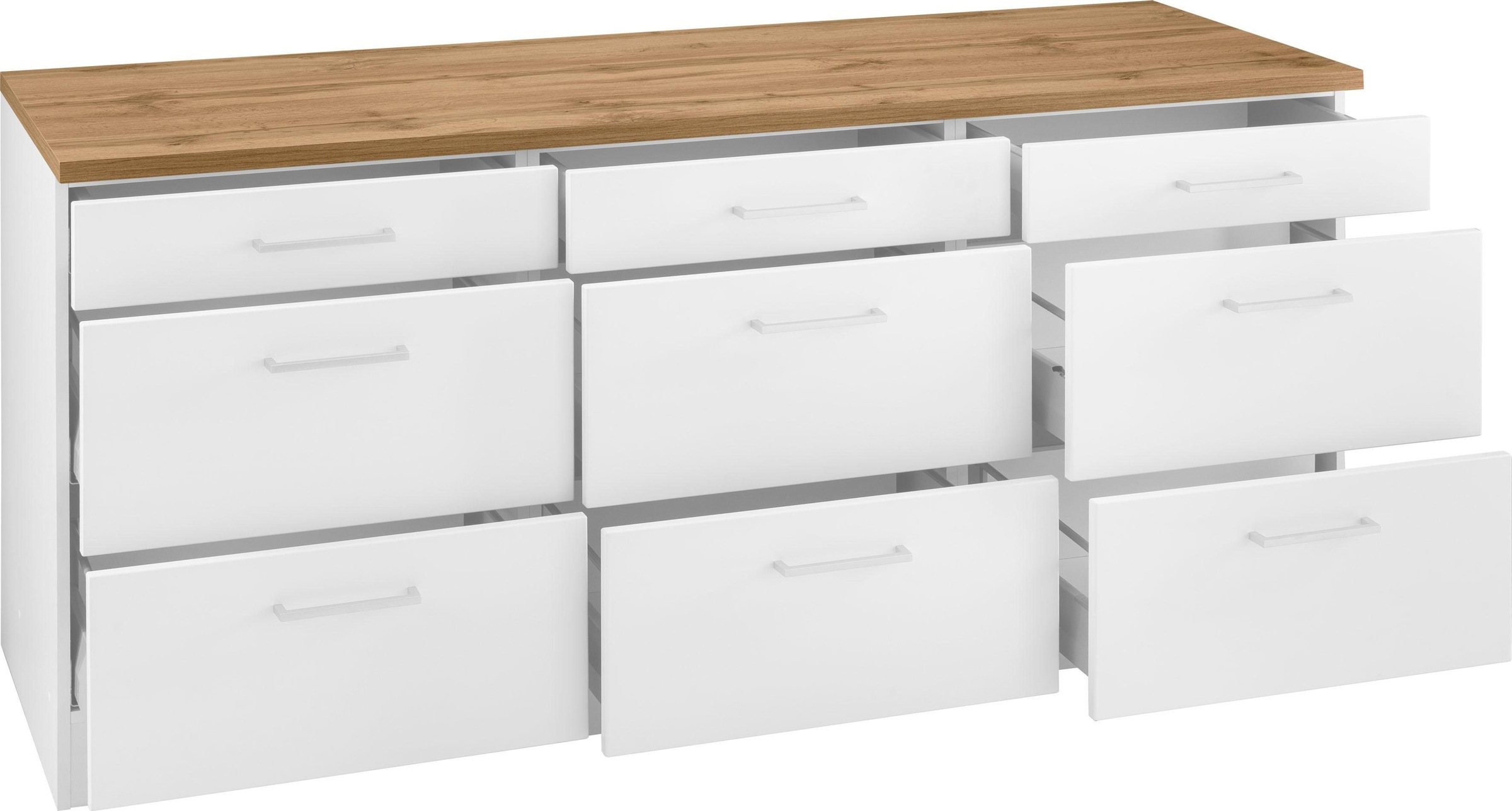 KOCHSTATION Unterschrank »KS-Kehl« Breite 180 cm