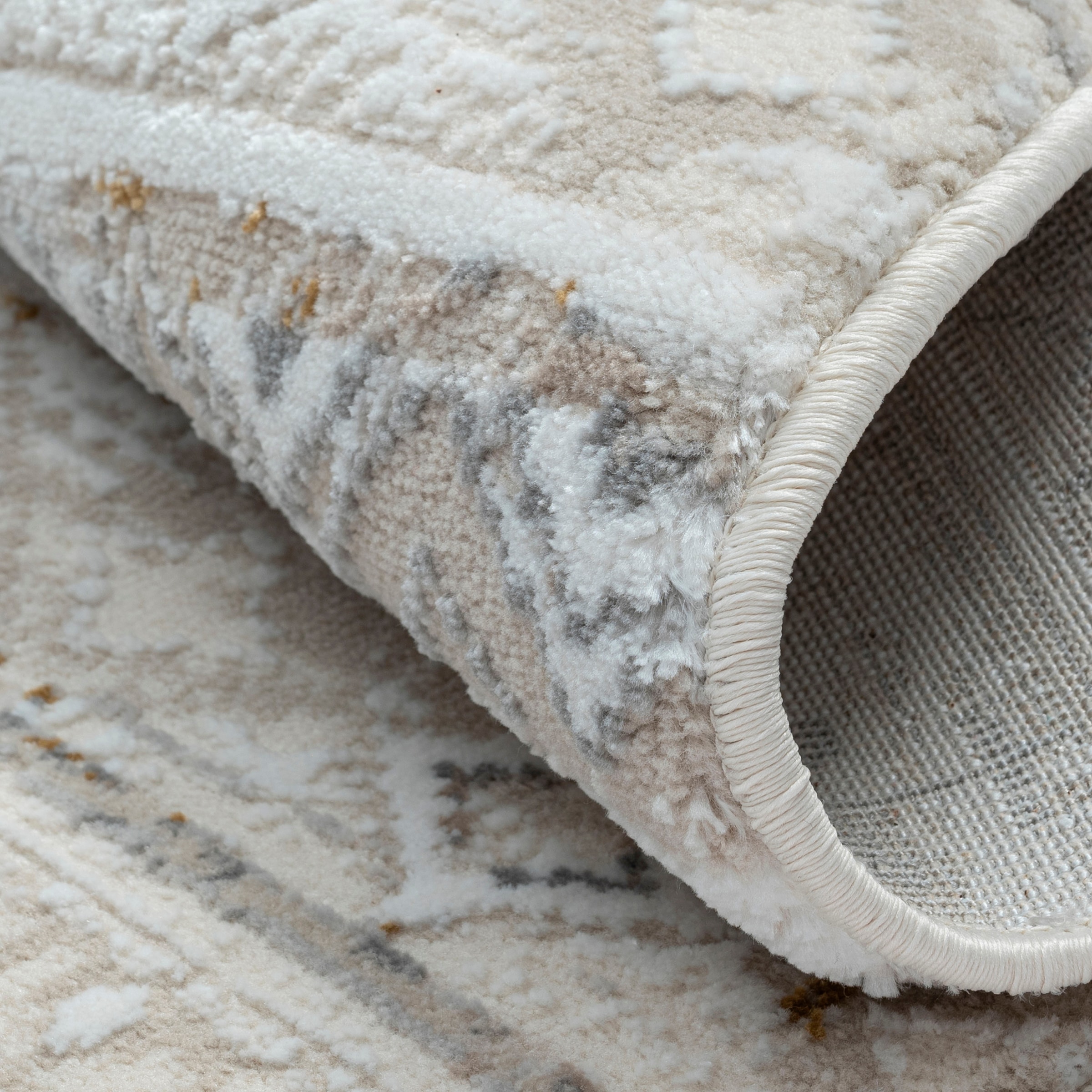 Myflair Möbel & Accessoires Teppich »My Nomady, LAGERRÄUMUNG!« rund 10 mm Höhe Kurzflor, Scandi-Design, besonders weich durch Microfaser