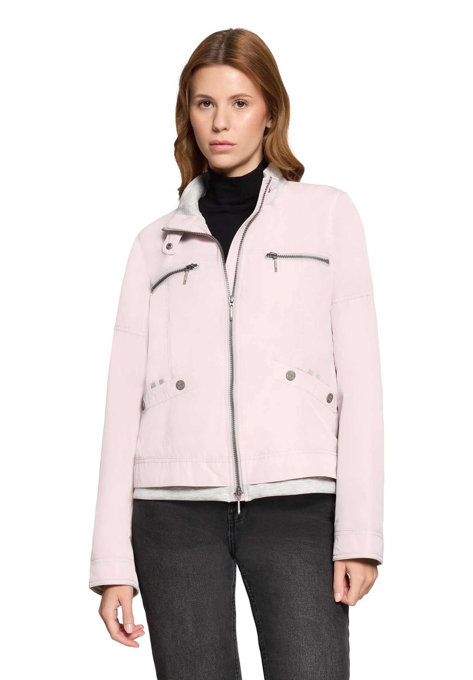 Amber & June Sommerjacke »Sommerjacke mit Stehkragen«