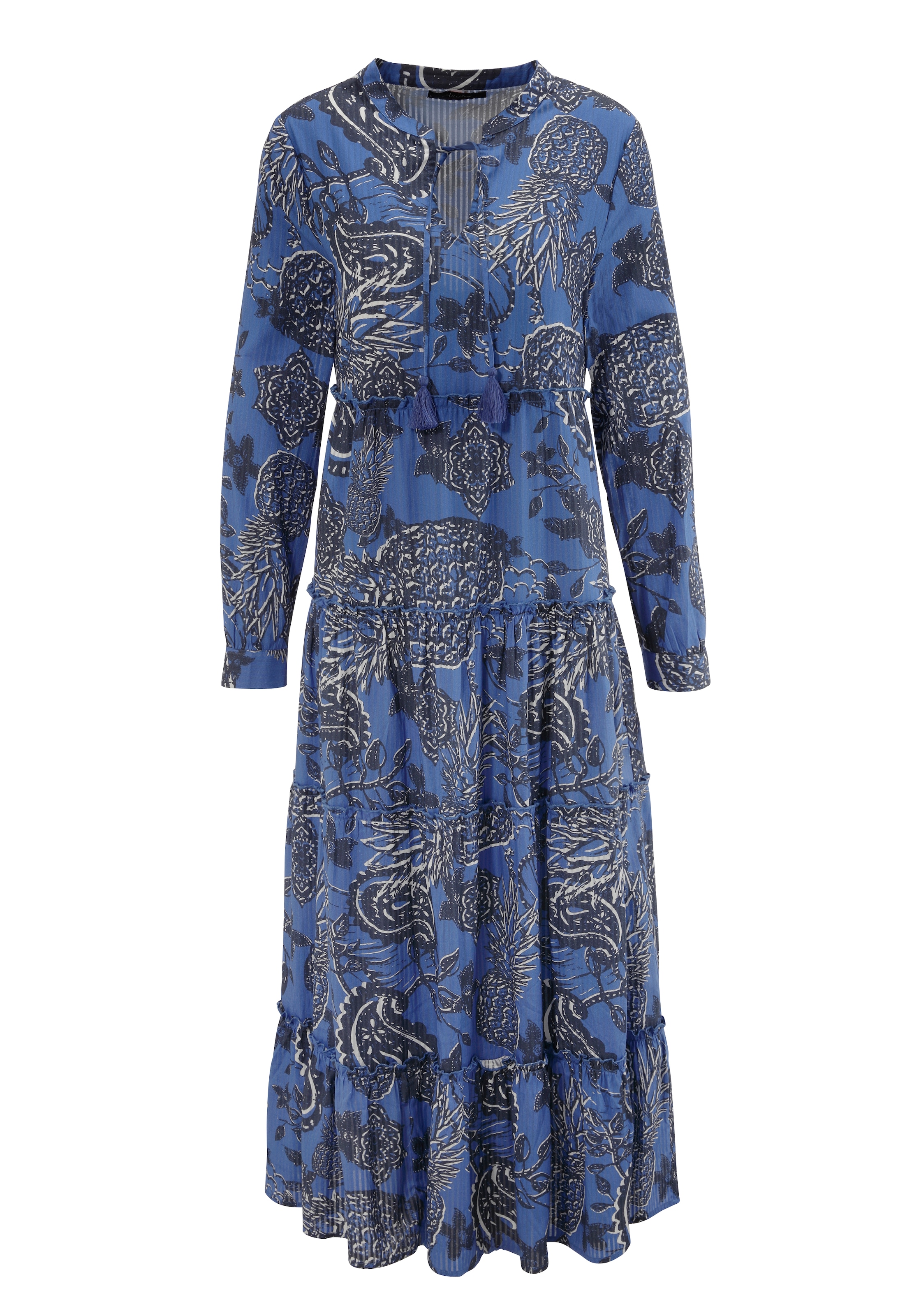 Aniston CASUAL Maxikleid, mit extravagantem, großflächigen Druck