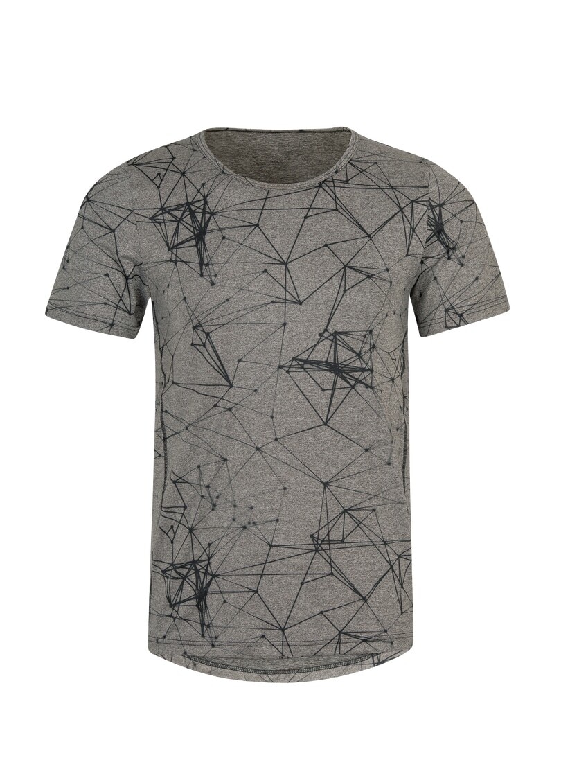 Trigema T-Shirt »TRIGEMA aus Material« elastischem Sportshirt bei