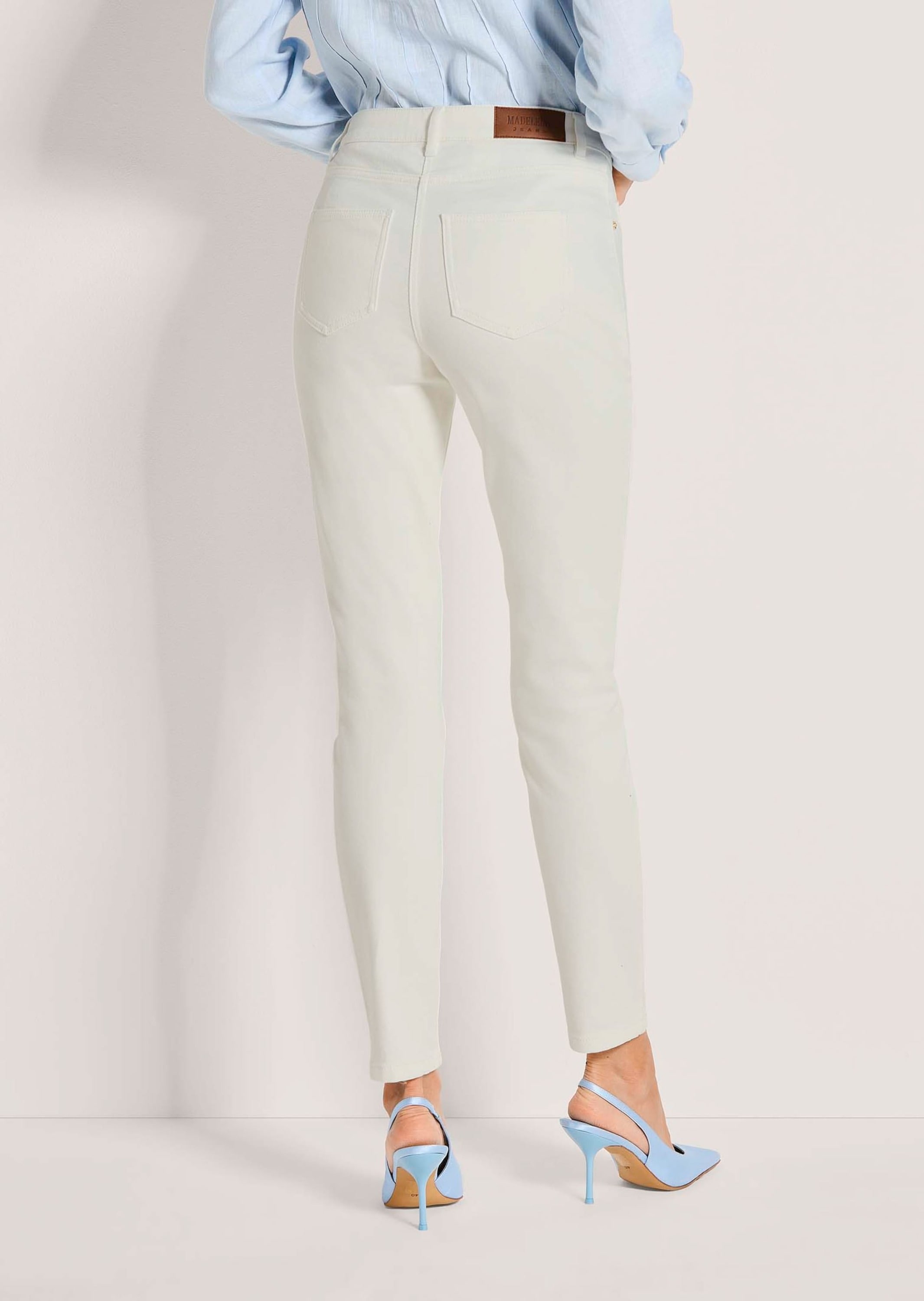 MADELEINE Regular-fit-Jeans »Jeans Lange Slim Fit Stretch-Jeans«