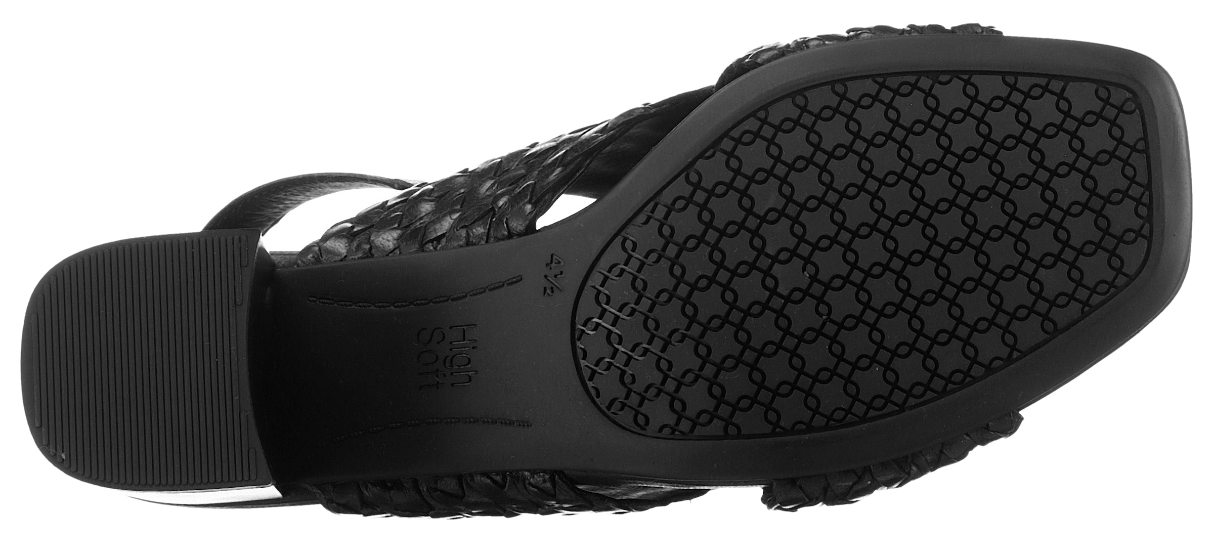 Ara Sandalette »BRIGHTON«, Sommerschuh, Sandale, Blockabsatz, in Flecht-Optik, Bequemweite G