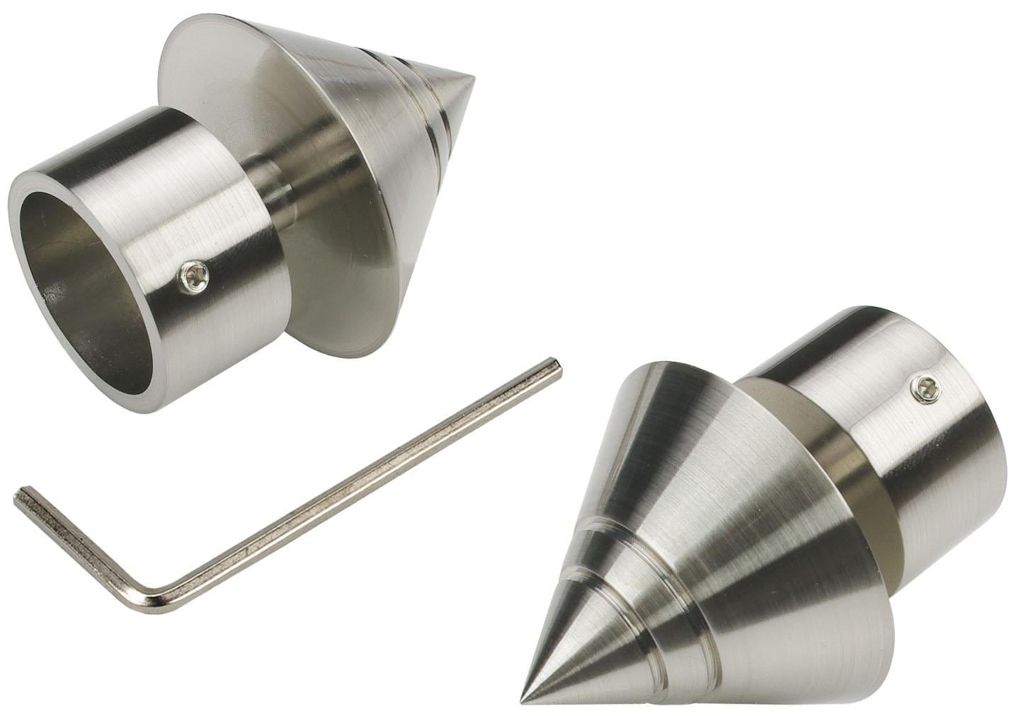 Liedeco Gardinenstange »CELKEGEL01SG2L«, 2 läufig-läufig, Fixmaß, 2-läufig im Fixmaß Ø 25 mm