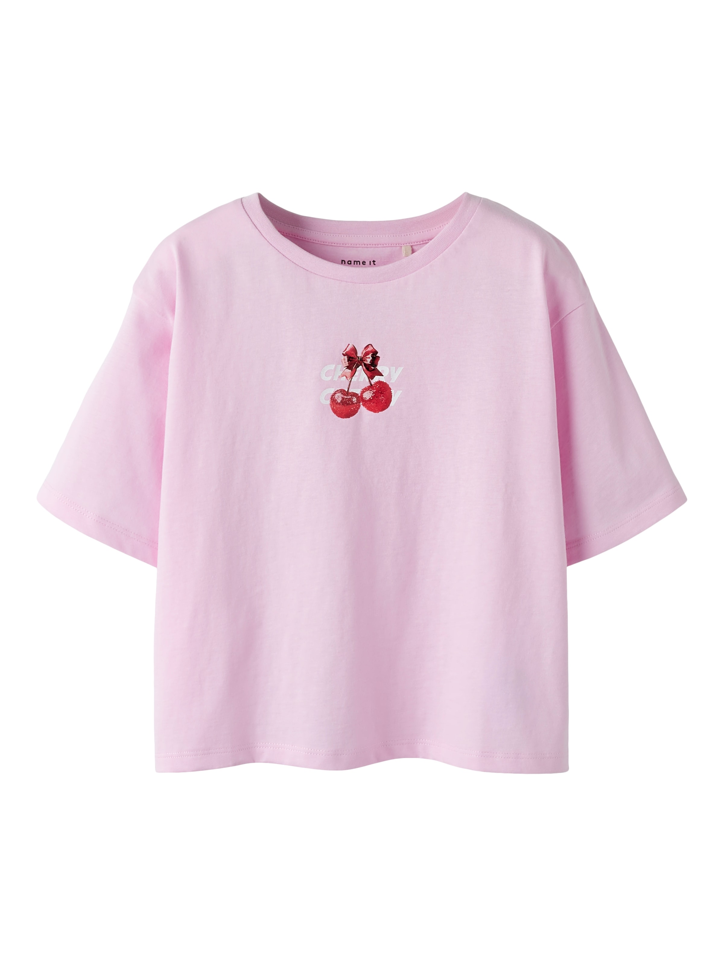 Name It T-Shirt »NKFFARINAZ SS NREG SHORT TOP BOX« mit sommerlichem Frontmotiv