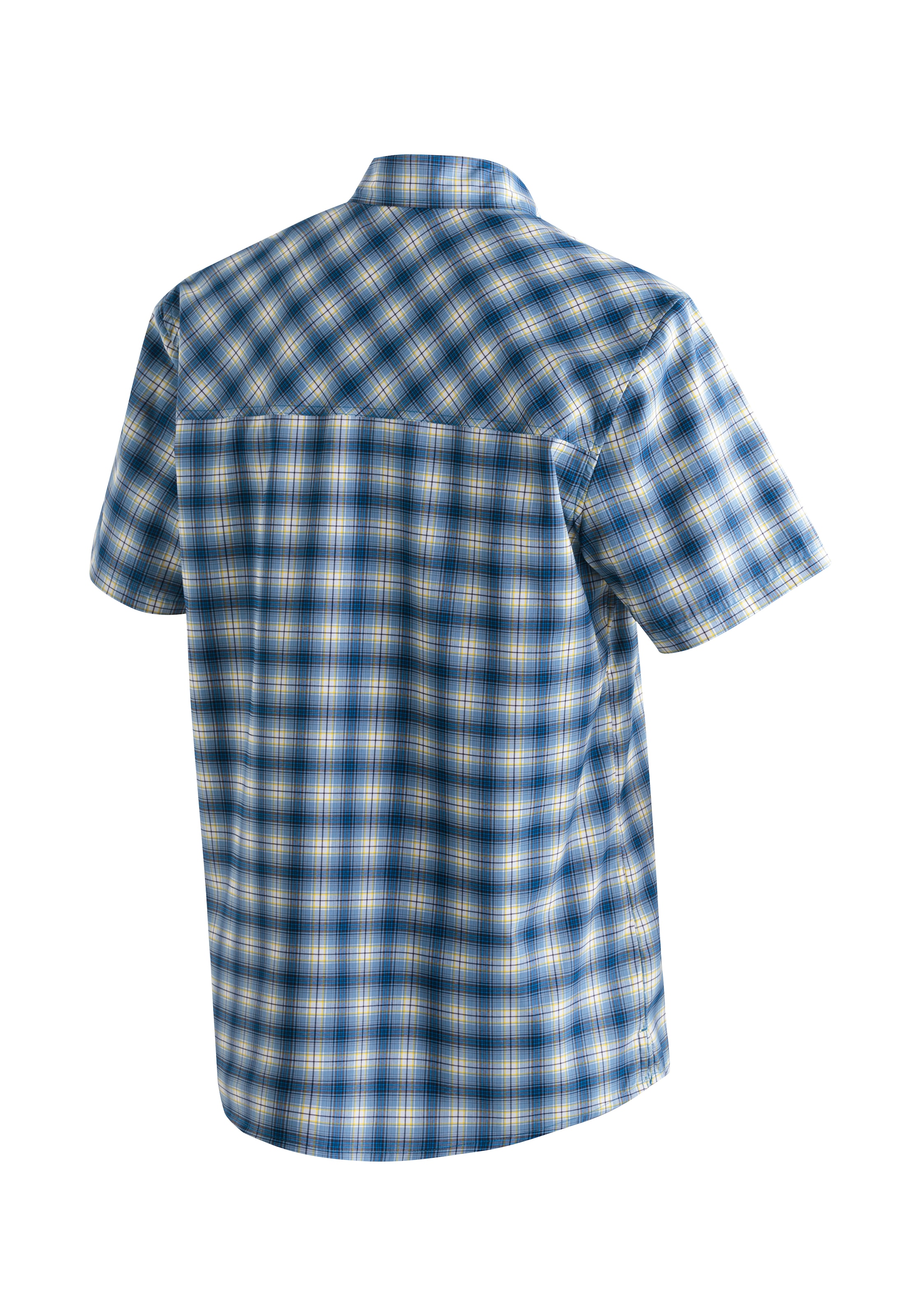 Maier Sports Outdoorhemd »Kasen S/S M«, kurzarm Herrenhemd, atmungsaktives Wanderhemd, Karohemd