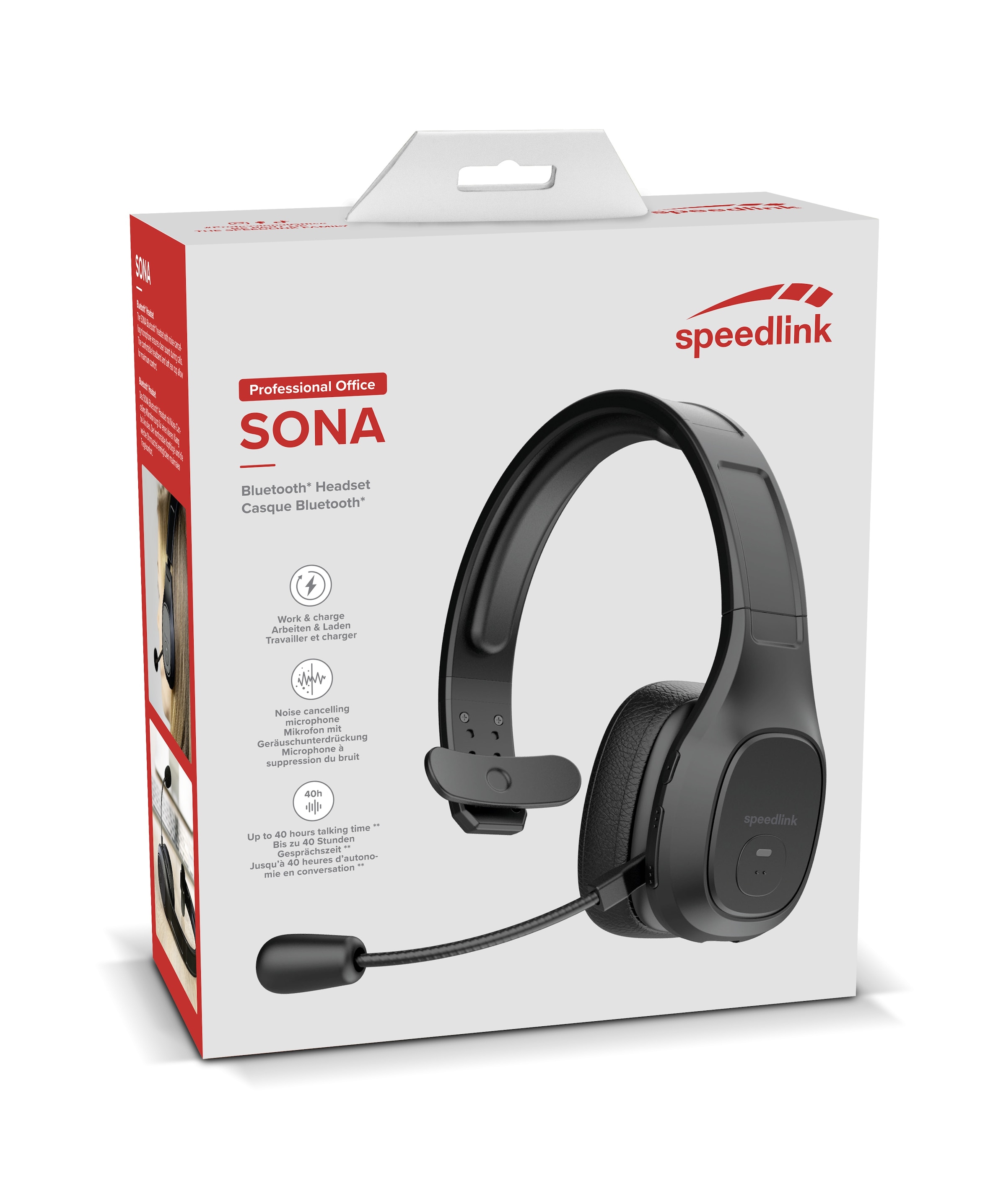 Speedlink Wireless-Headset »SONA Bluetooth Chat Headset«, mit Noise-Cancelling-Mikrofon