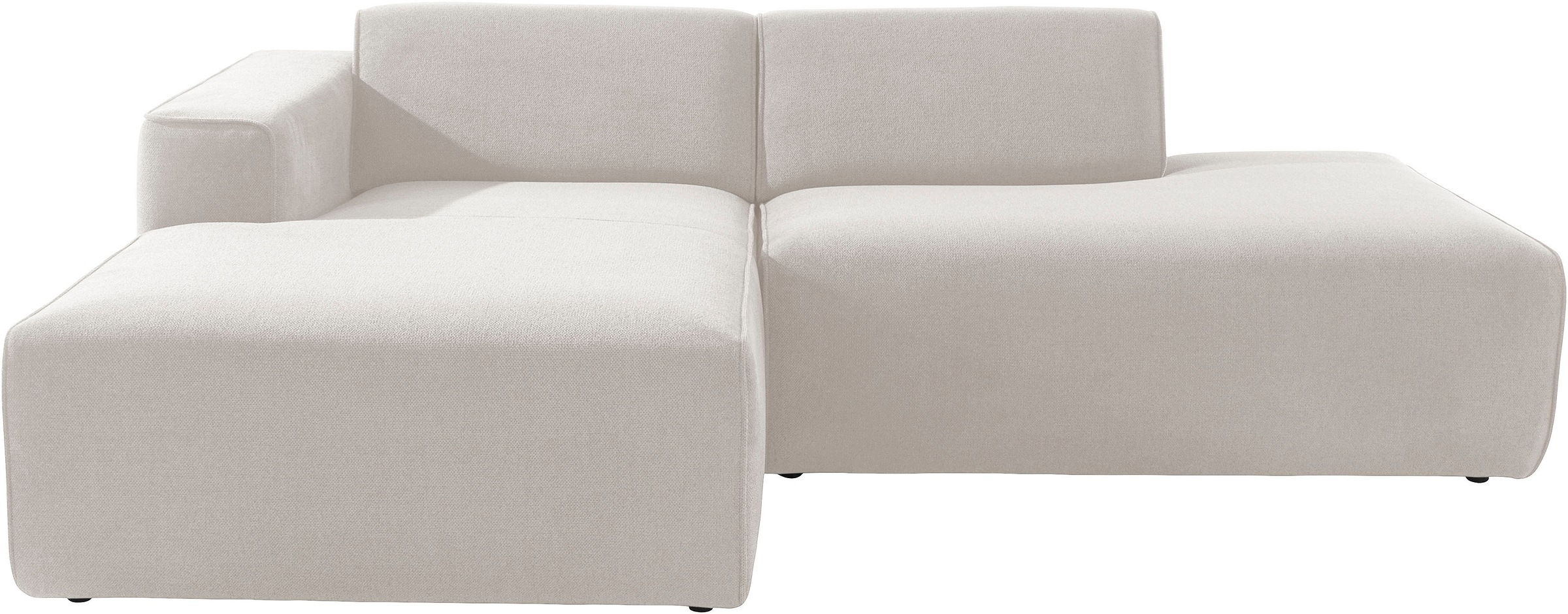 andas Ecksofa »Noord mit Kedernaht, Breite 227 cm«, mit Kedernaht, Breite 227 cm, Cord, Struktur