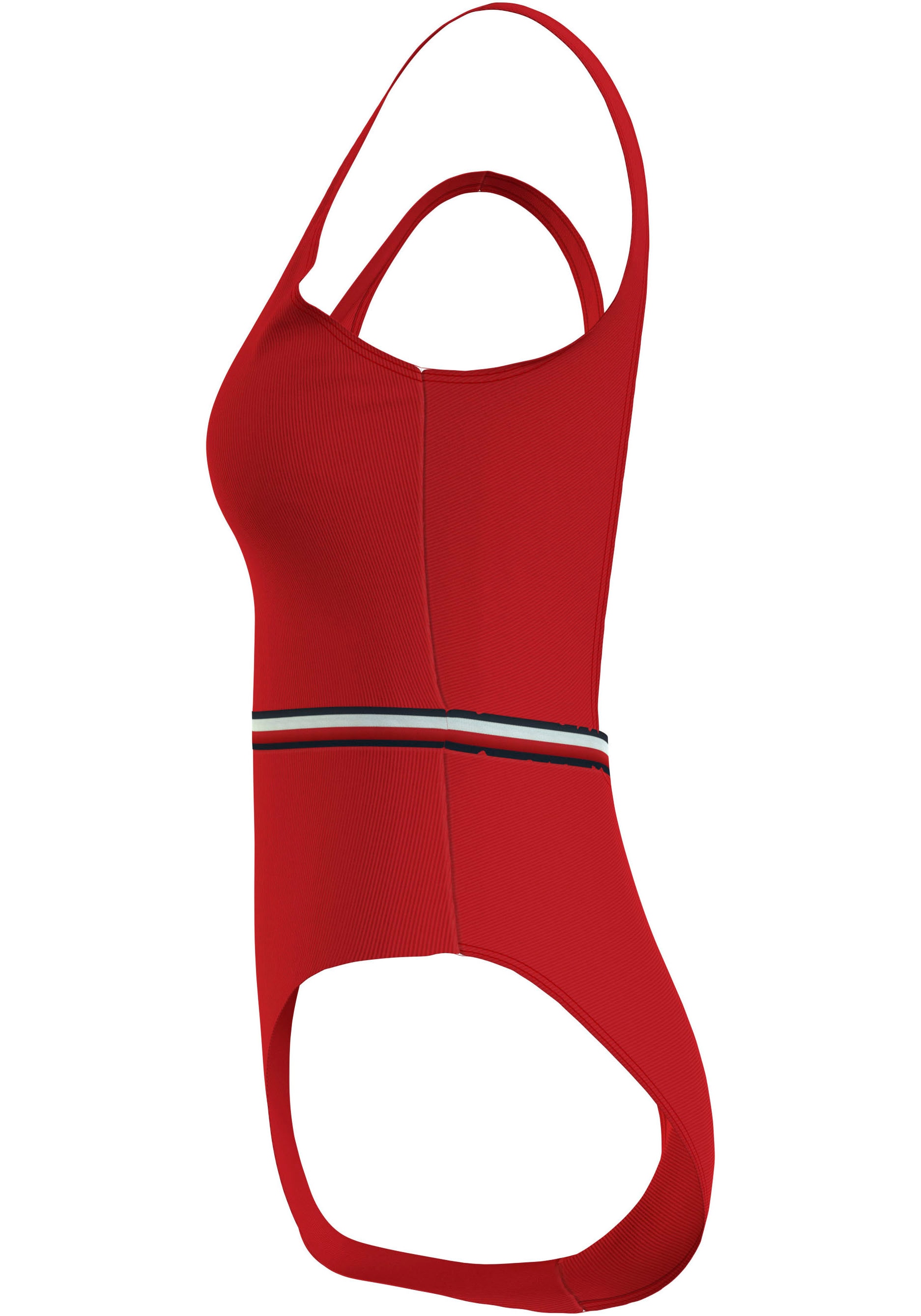 Tommy Hilfiger Swimwear Badeanzug »SQUARE NECK ONE PIECE«, mit Logo-Stretchband