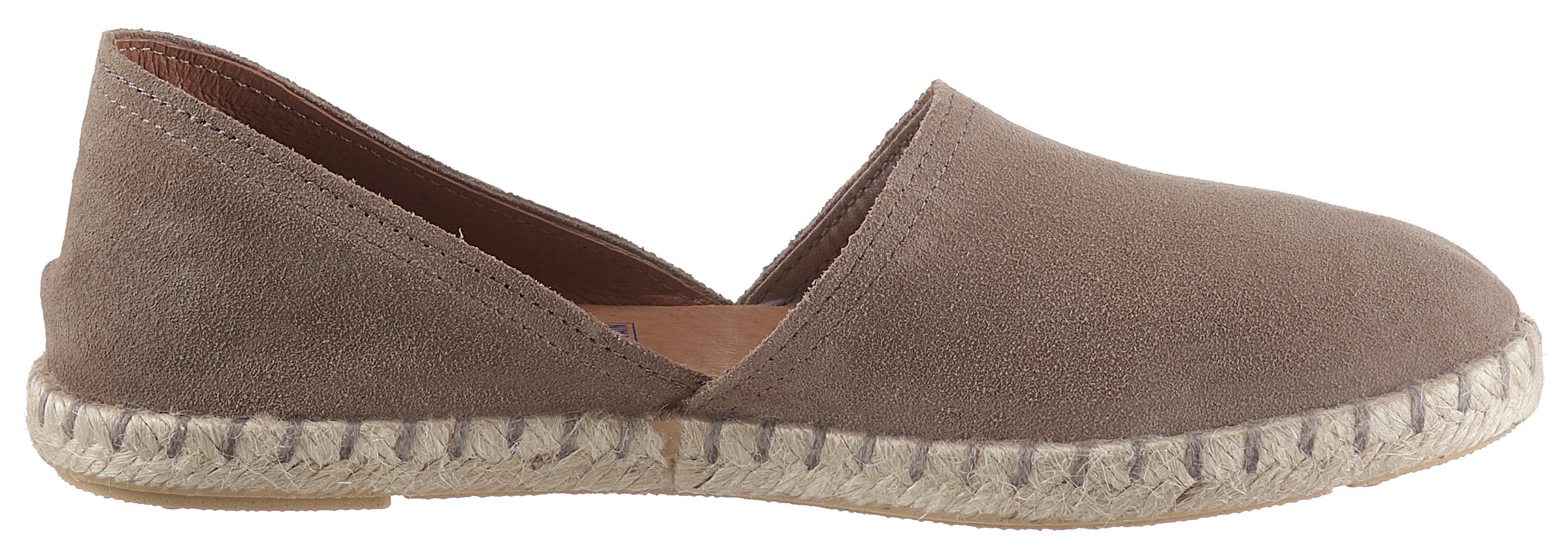VERBENAS Espadrille »CARMEN SERRAJE«, Schlupfschuh, Sommerschuh, Loafer mit typischem Jute-Rahmen