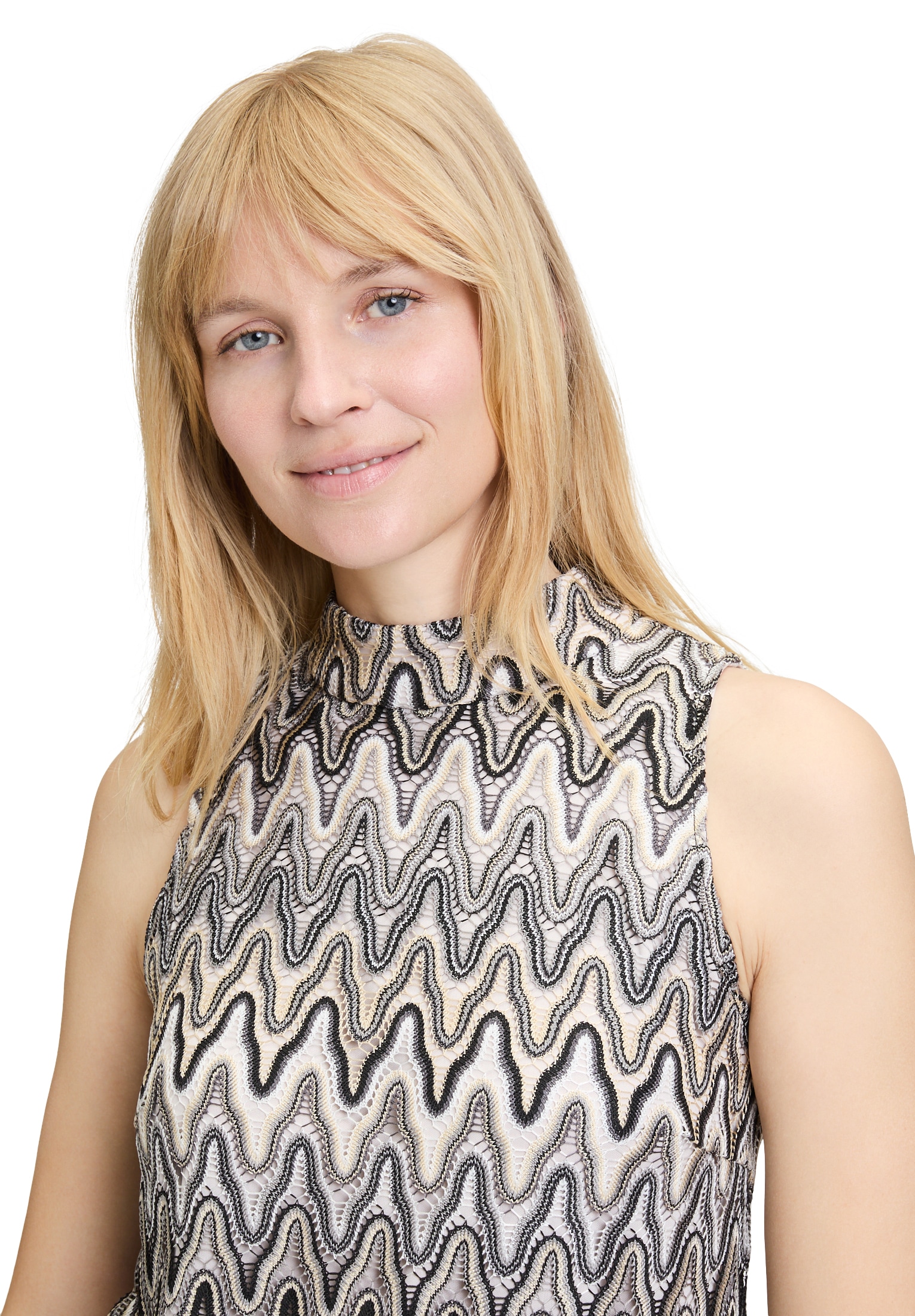 Betty Barclay Blusentop »Crop-Top mit Stehkragen«