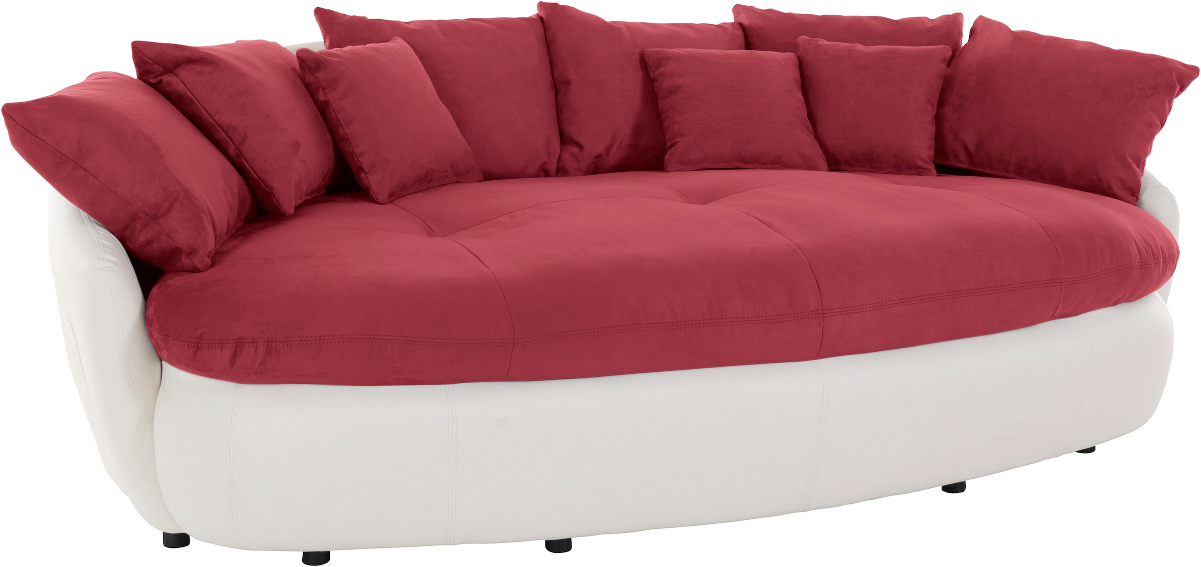 INOSIGN Big-Sofa »Aruba«, gemütliches Megasofa in XXL in organischer Form mit vielen Kissen