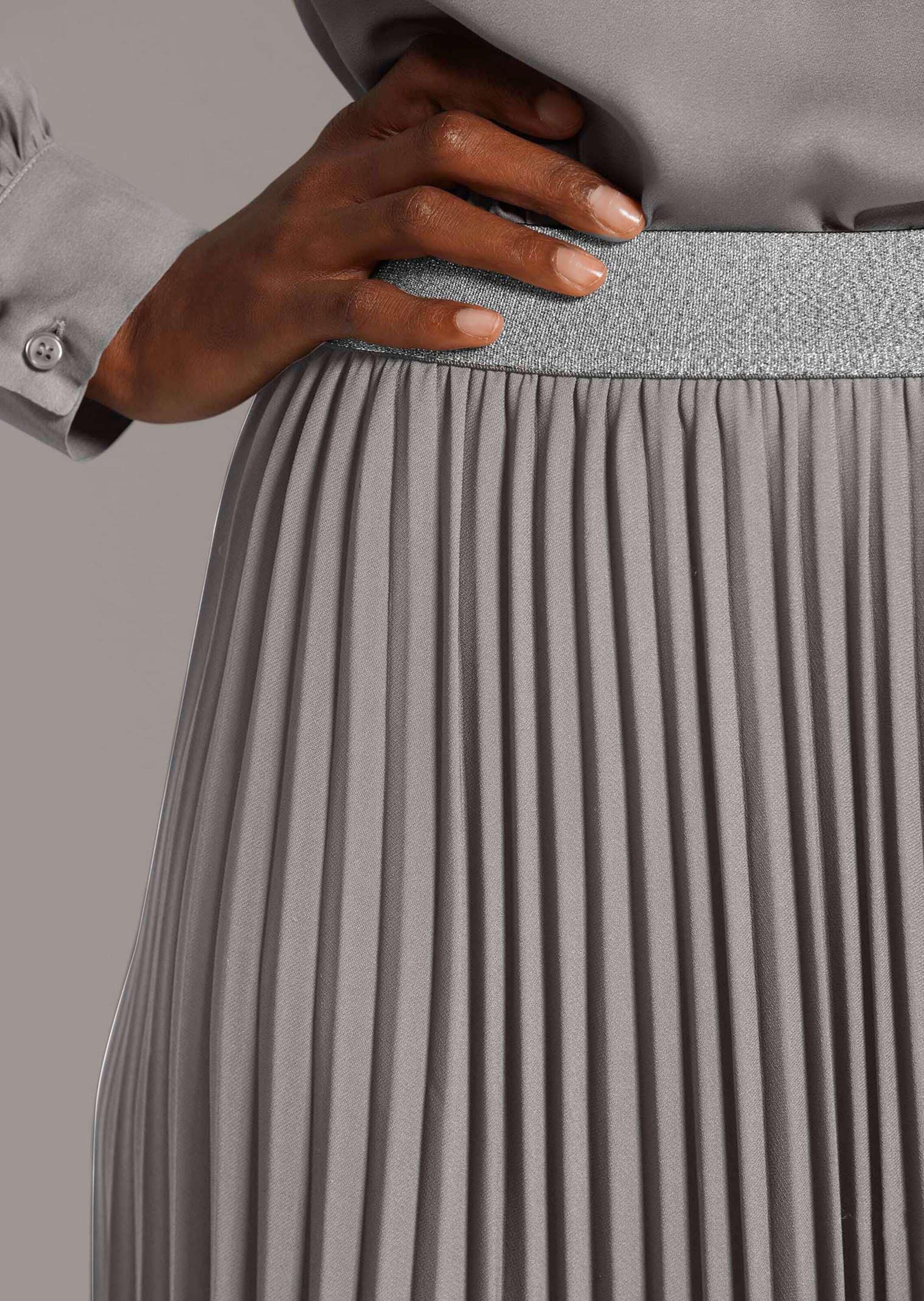 MADELEINE Midirock »Plisseerock Eleganter Faltenrock in Midilänge«