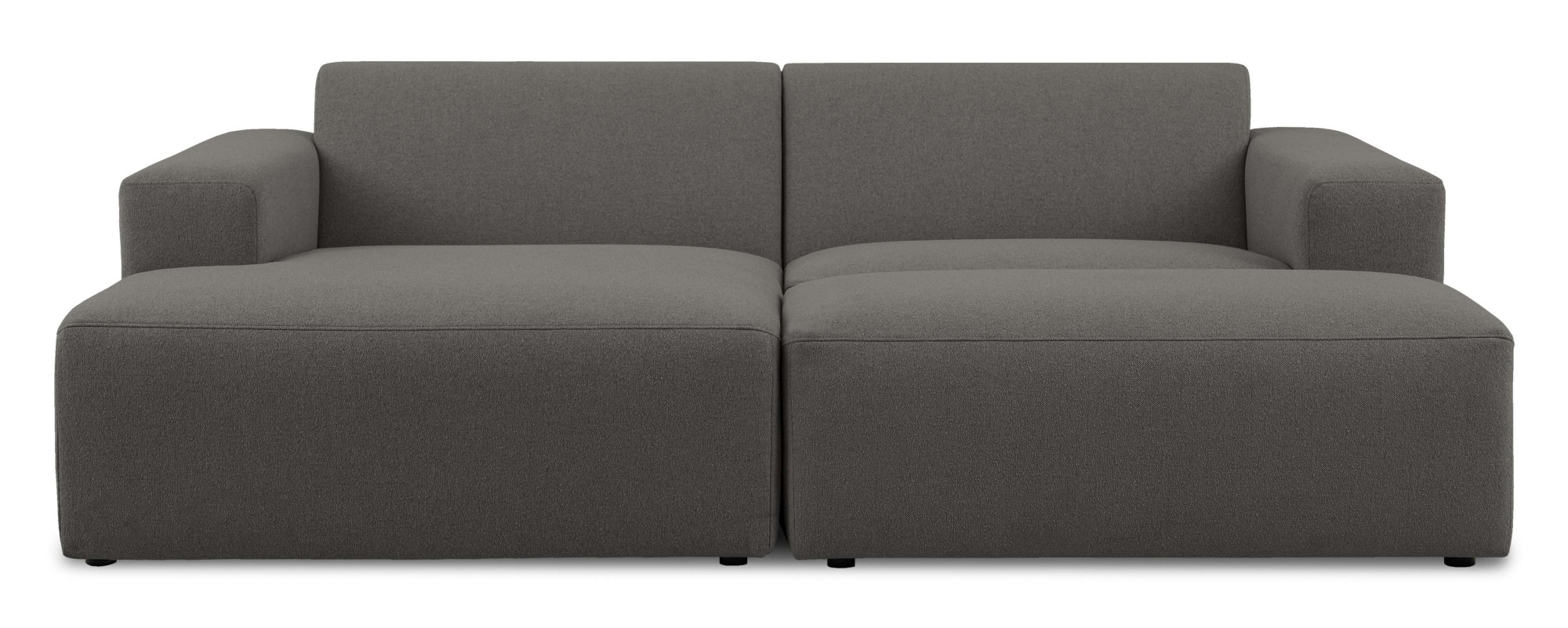 INOSIGN Ecksofa »Koa,228cm, L-Form, Modulsofa, Webstoff, Cord«, Designsofa, Set, Hocker inklusive, weicher Lounge-Sitzkomfort
