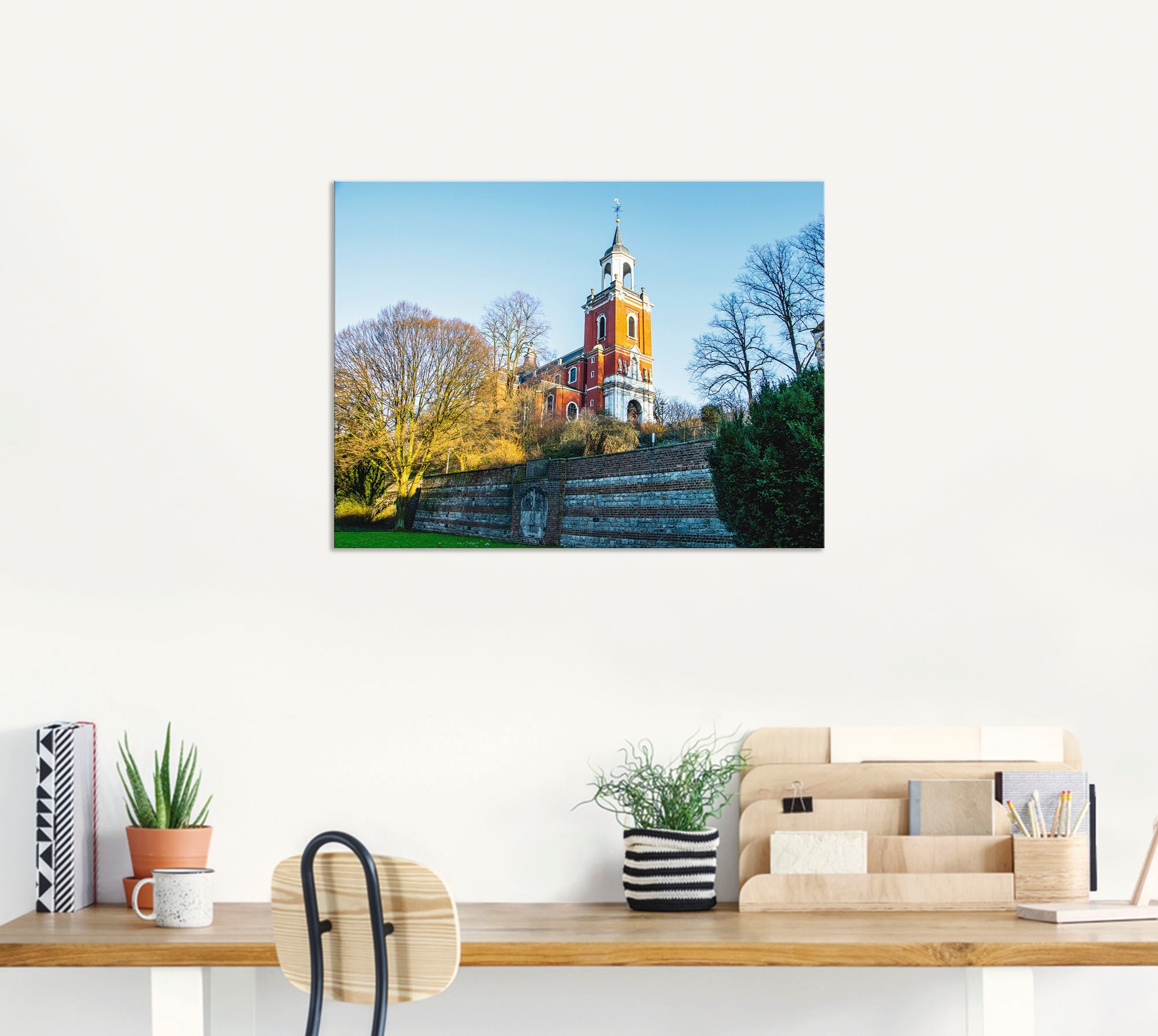 Artland Wandbild »St. Michael in Aachen-Burtscheid«, Deutschland, (1 St.), als Alubild, Leinwandbild, Wandaufkleber oder Poster in versch. Größen